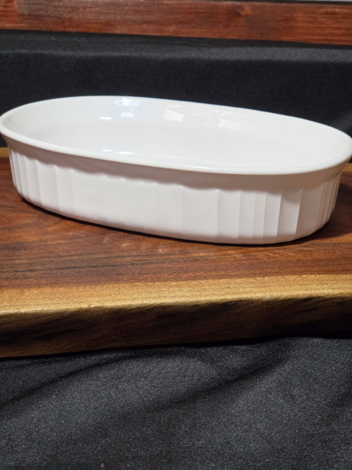 Corning Ware F-15-B French White Oval Baking Dish 15 oz – JL541 No Lid Vintage