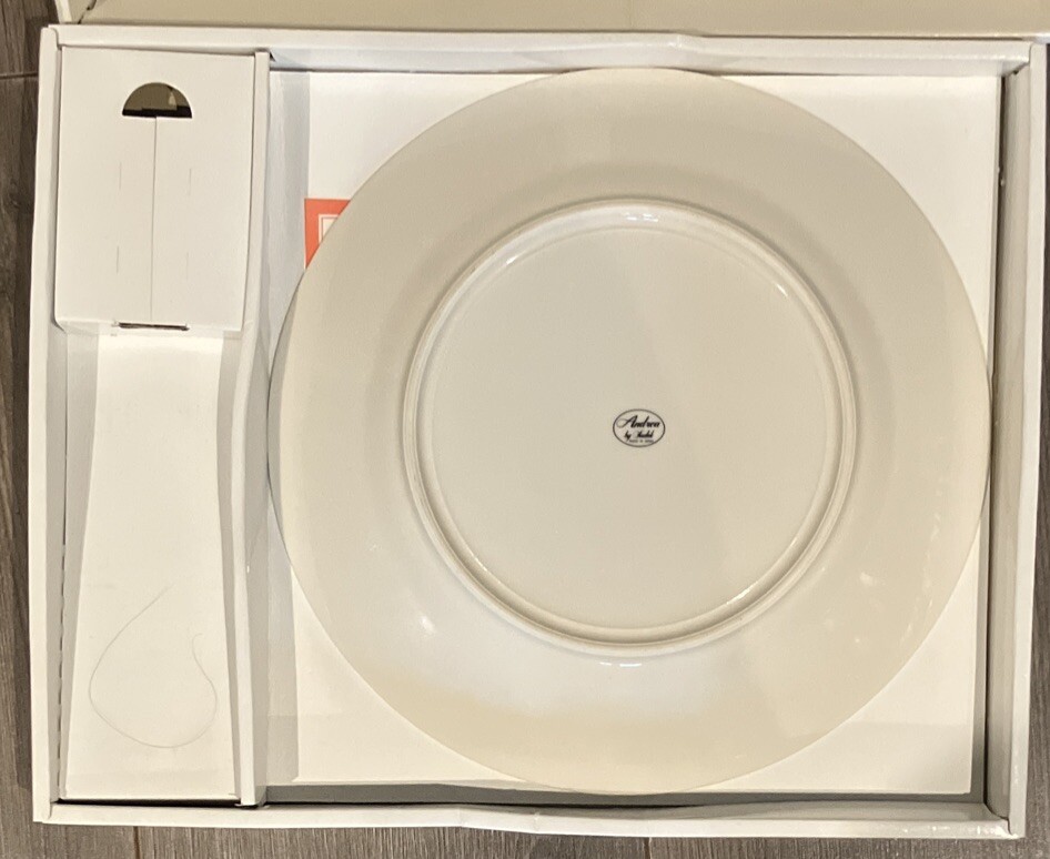 Andrea by Sadek French Bouquet Rose Garland Cake Plate (no Server) in Box