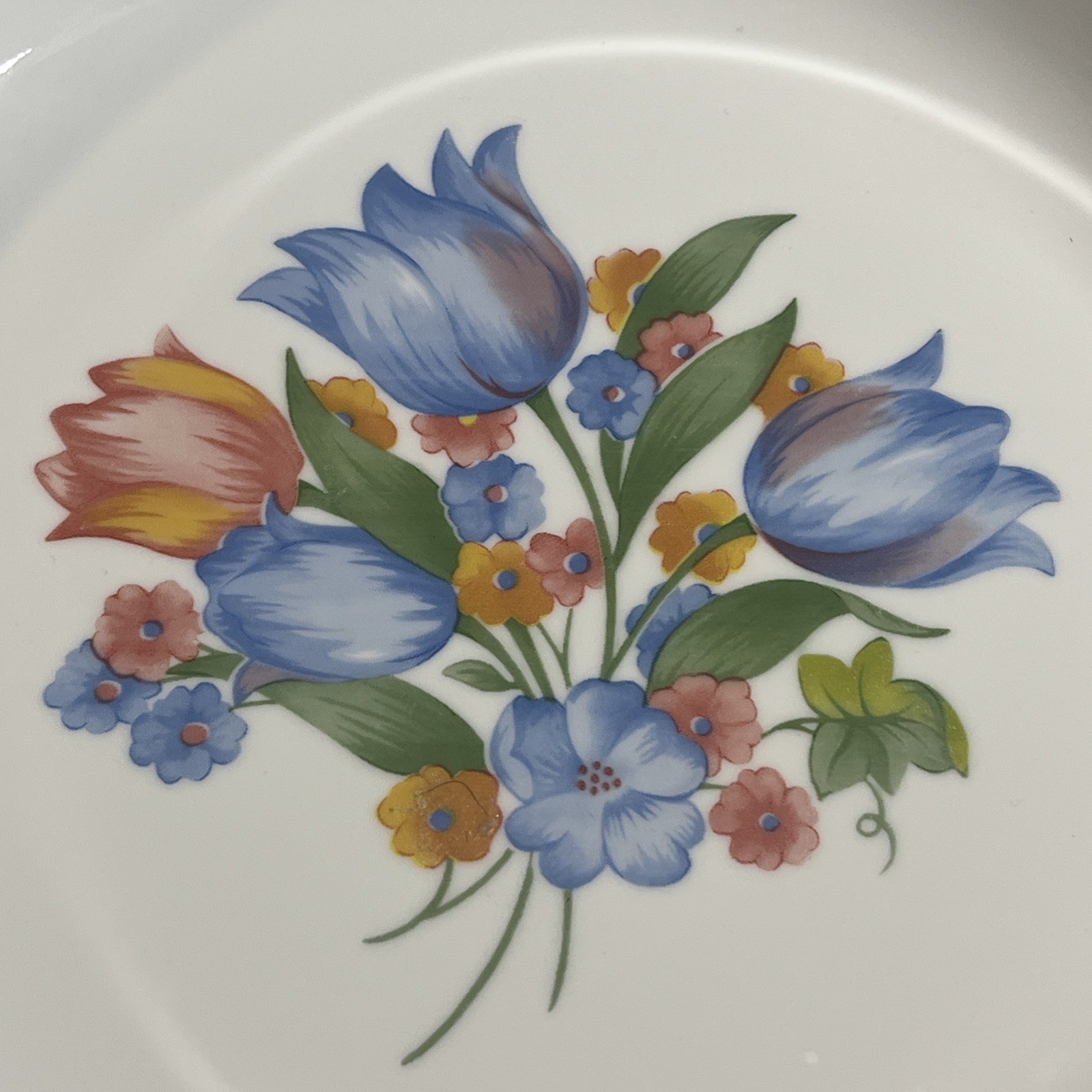 CORELLE FRESH CUT TULIPS PIE SERVING PLATE 👉🏼EUC👈🏼