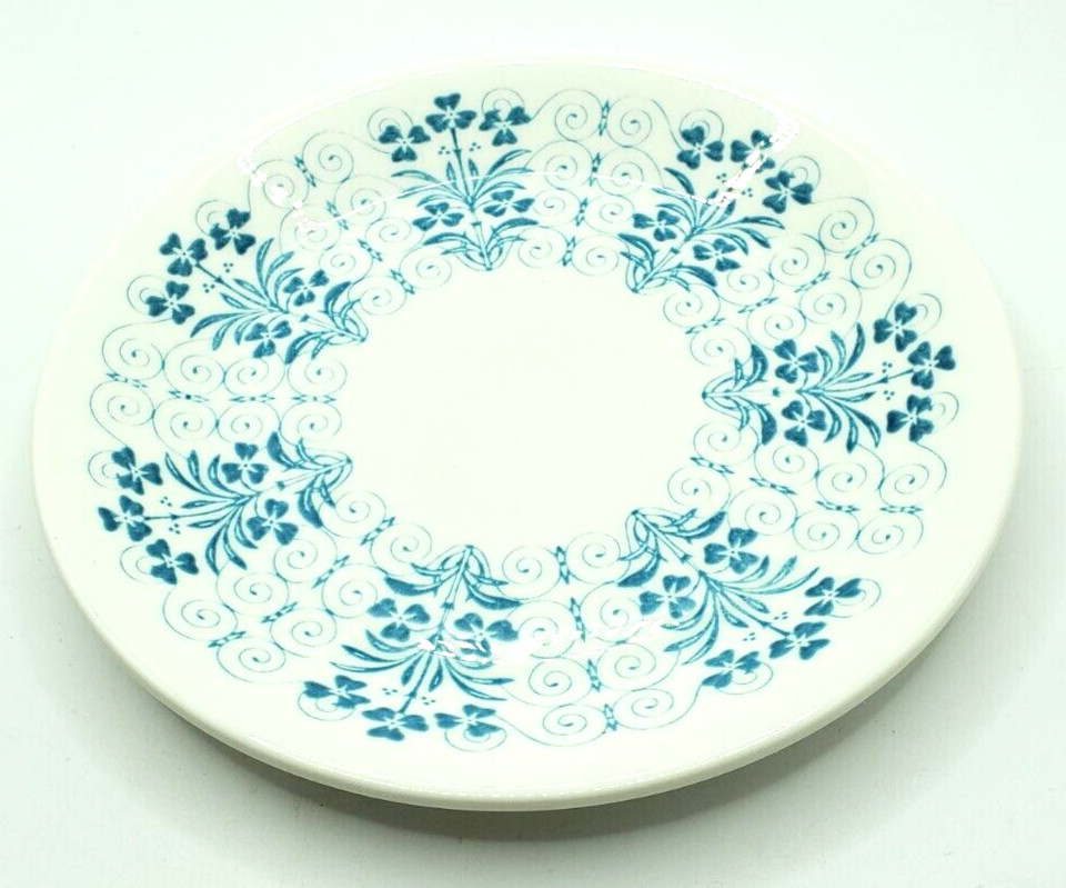 Syralite Syracuse American Plate #3 Plate 5″1/4″wide Blue