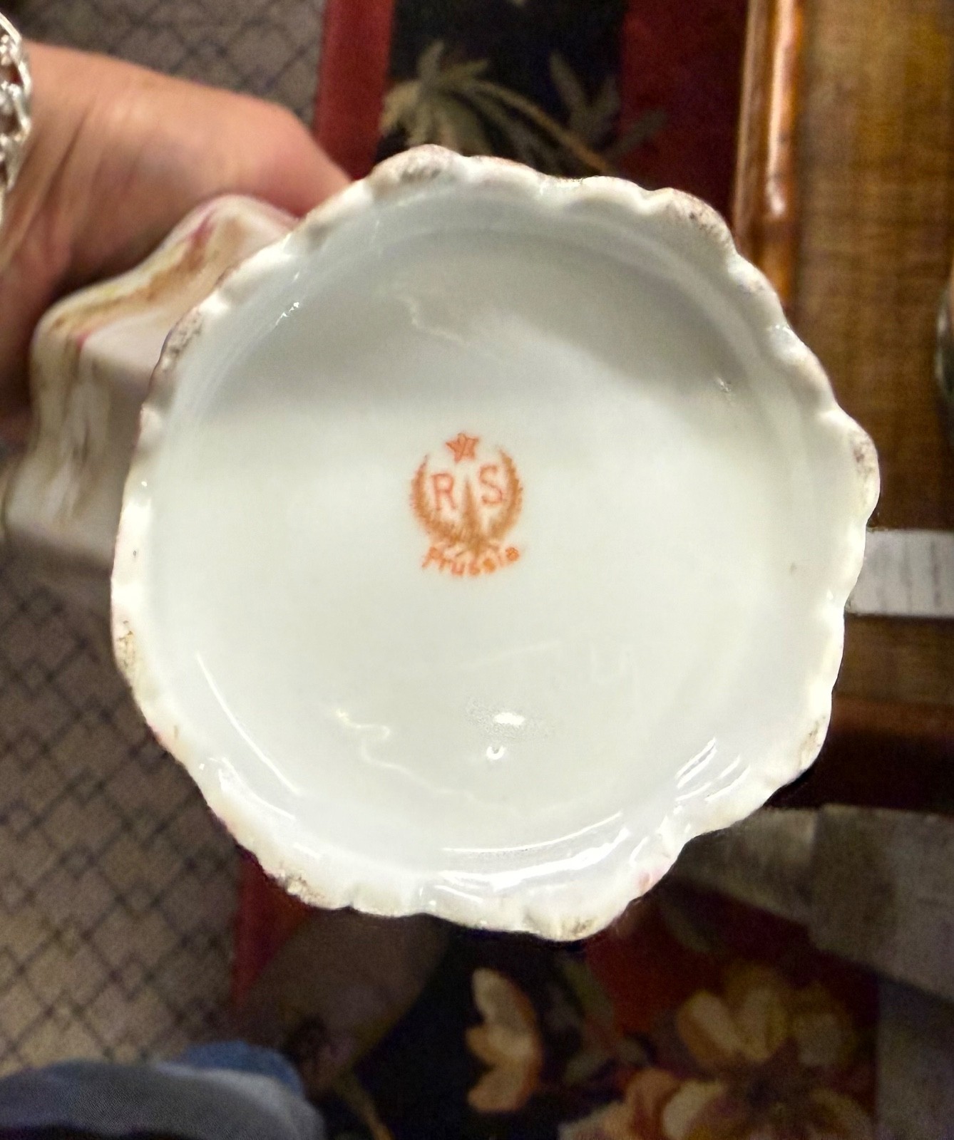 R. S. Prussia Chocolate Pot Antique