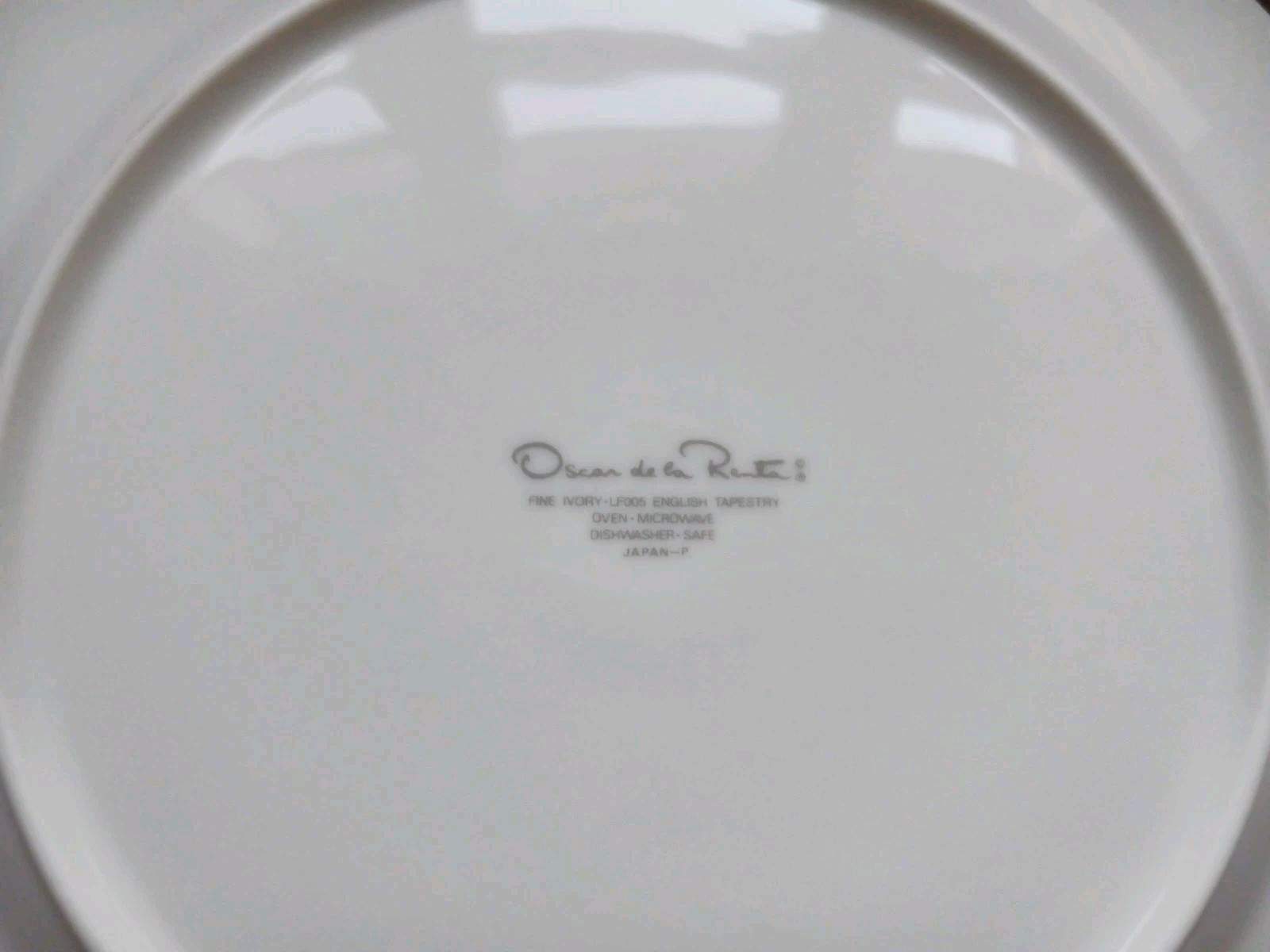 Oscar De La Renta English Tapestry 6Pc Lot – Dinner, Salad Plates, Saucers – NEW