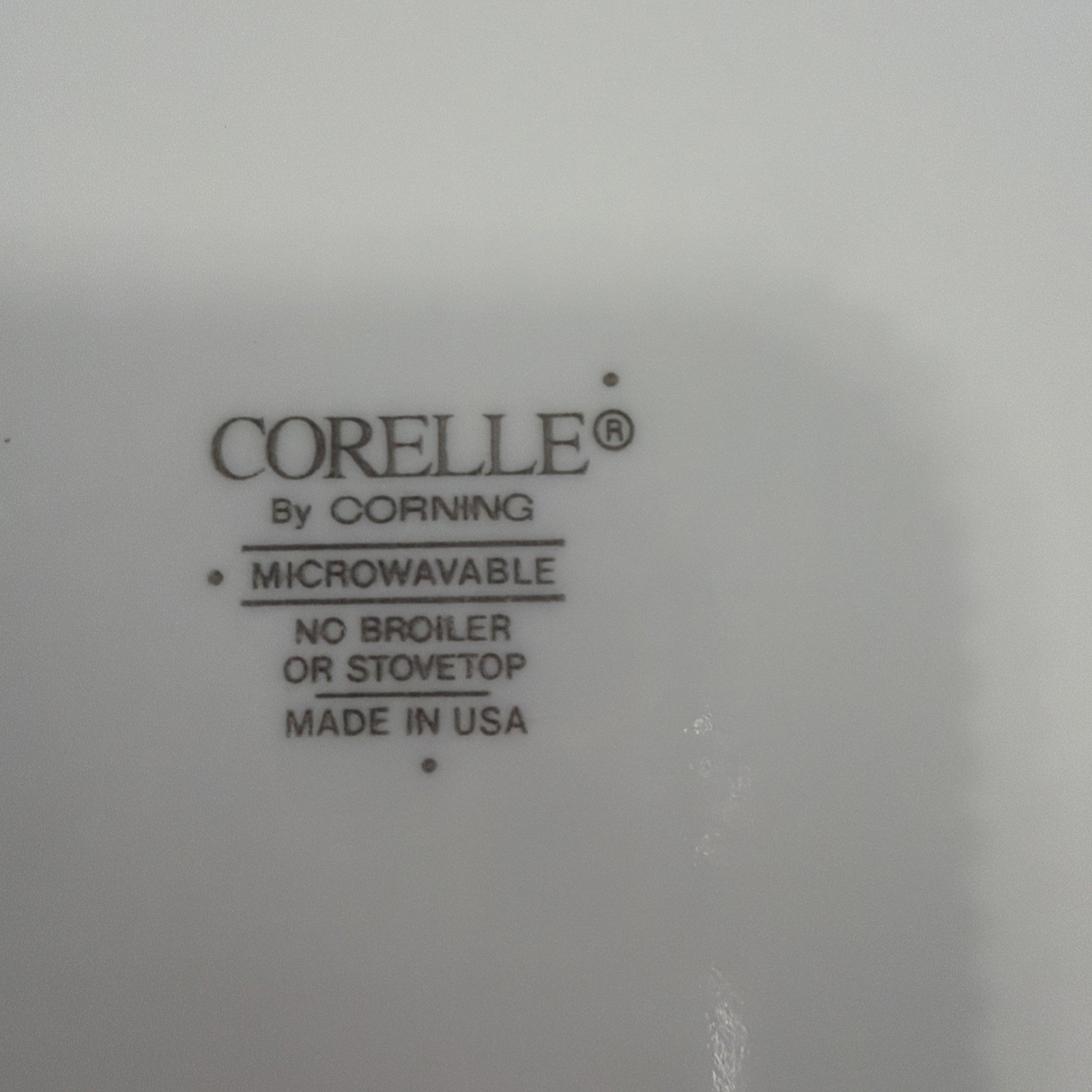 Vintage Corelle By Corning Blue Dusk Pattern Dinner Plates 10.25, set of 2