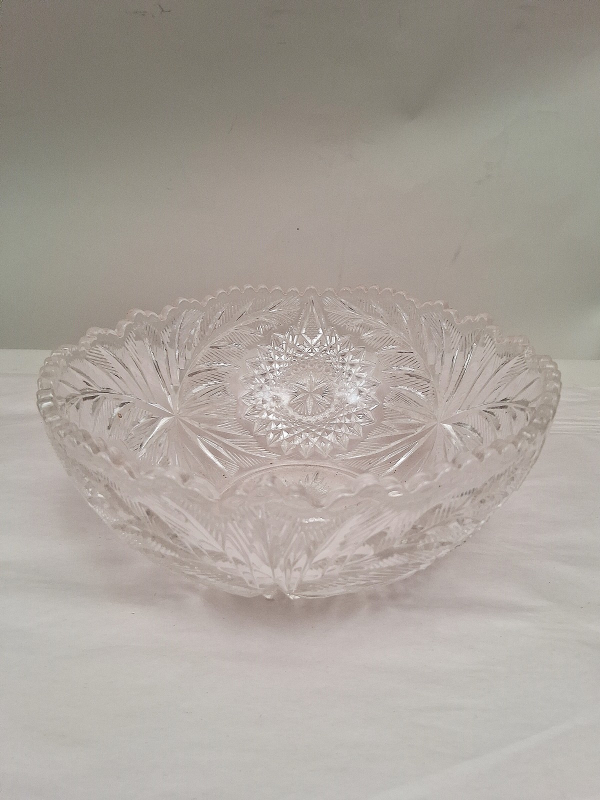 Clear Glass Pedestal Bowl