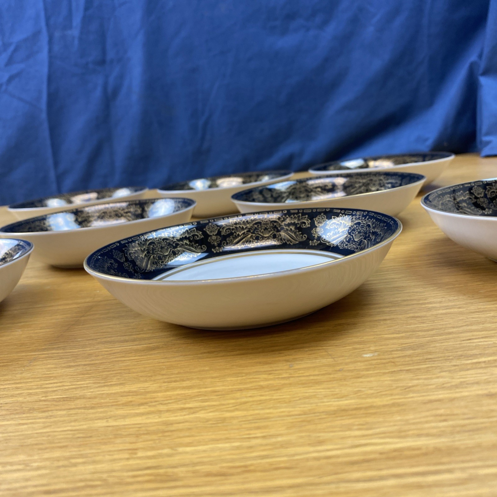 8 Yamaka 2724R Harwick 5 1/2” Dessert Bowls