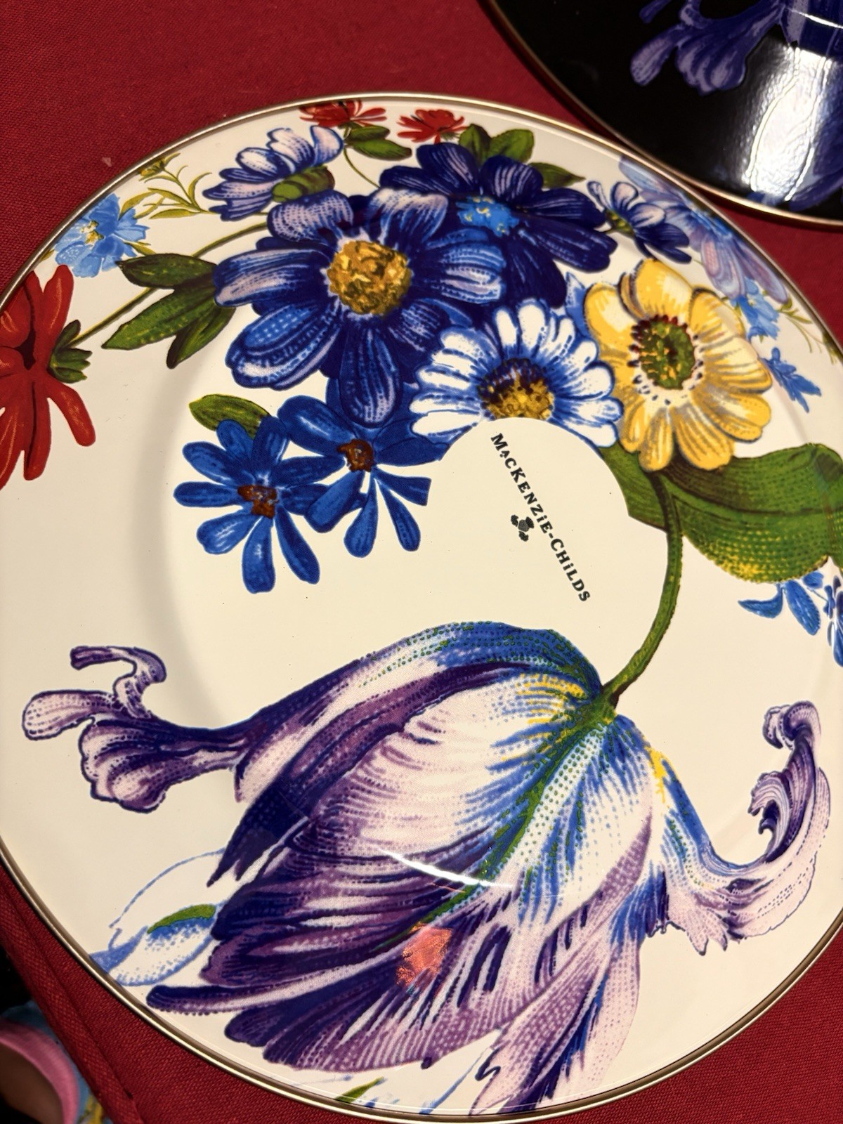 Mckenzie childs plates (3 )