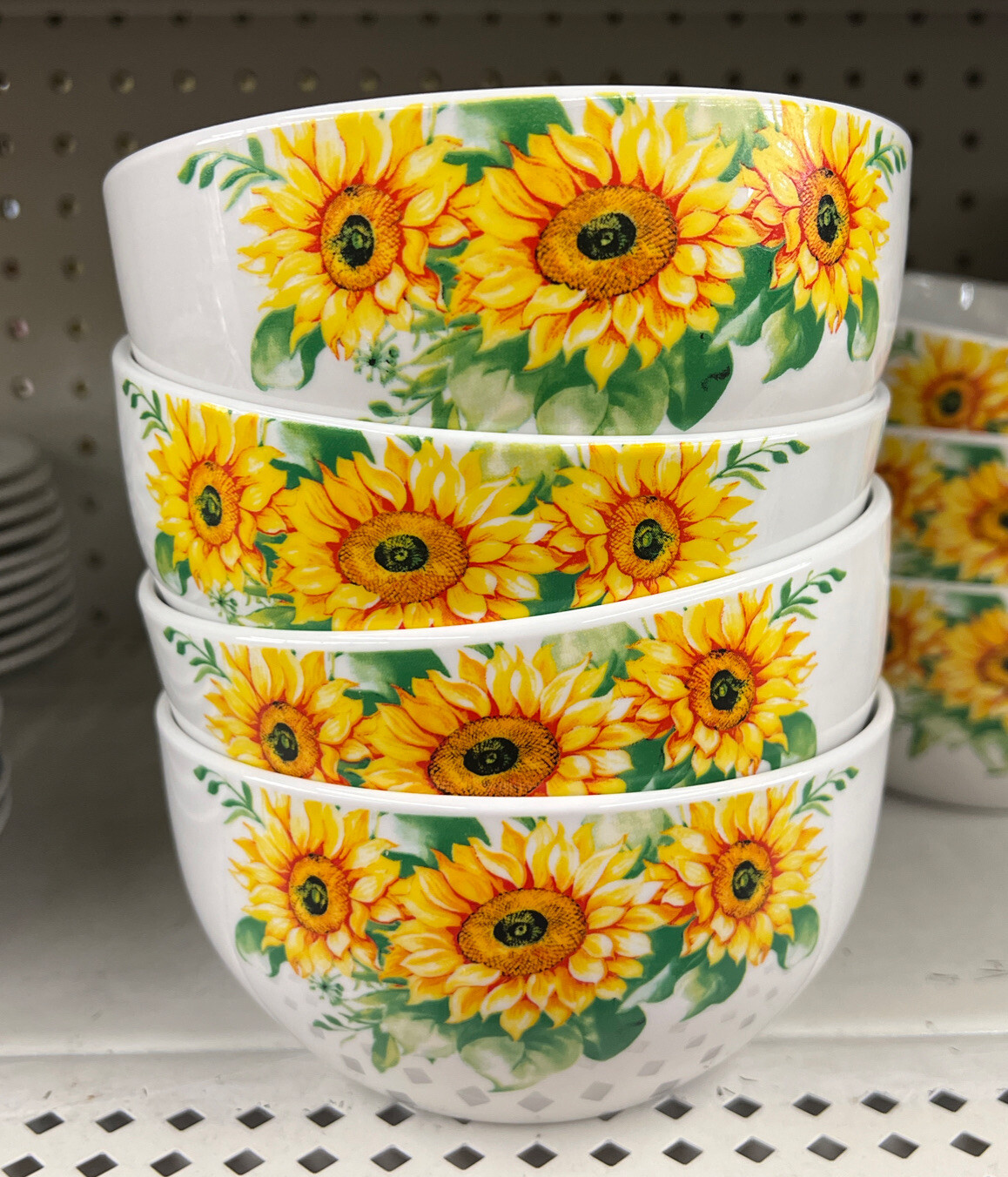 ROYAL NORFOLKFLOWER CEREAL /SOUP SERVING BOWL SET Of 4-Micro/Dish