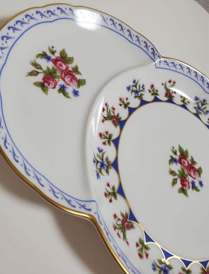 BERNARDAUD Limoges Chateaubriand Bleu Plate 28x21cm