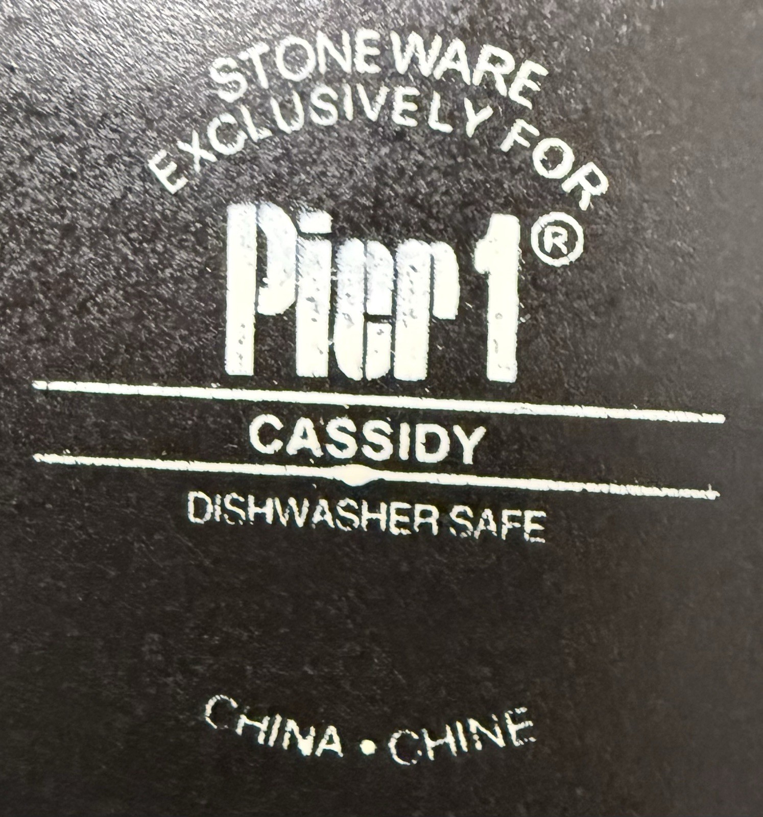Pier 1 Imports CASSIDY Oval Serving Platter 15.5”L x 10.5”W (Retired 2019)