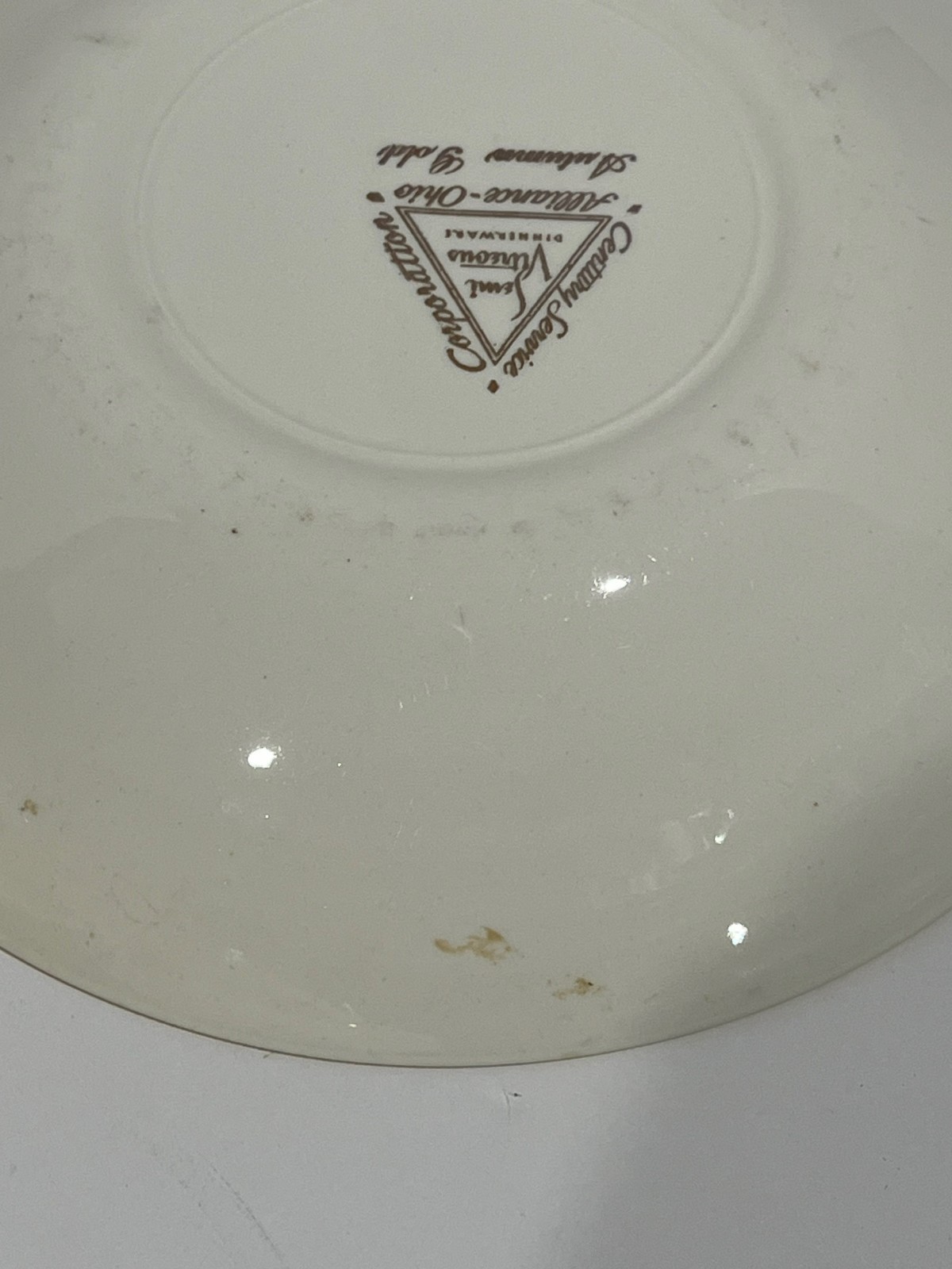 Set of 6 Plates, Bowls Autumn Gold Century Service Semi Vitreous Wheat Yellow