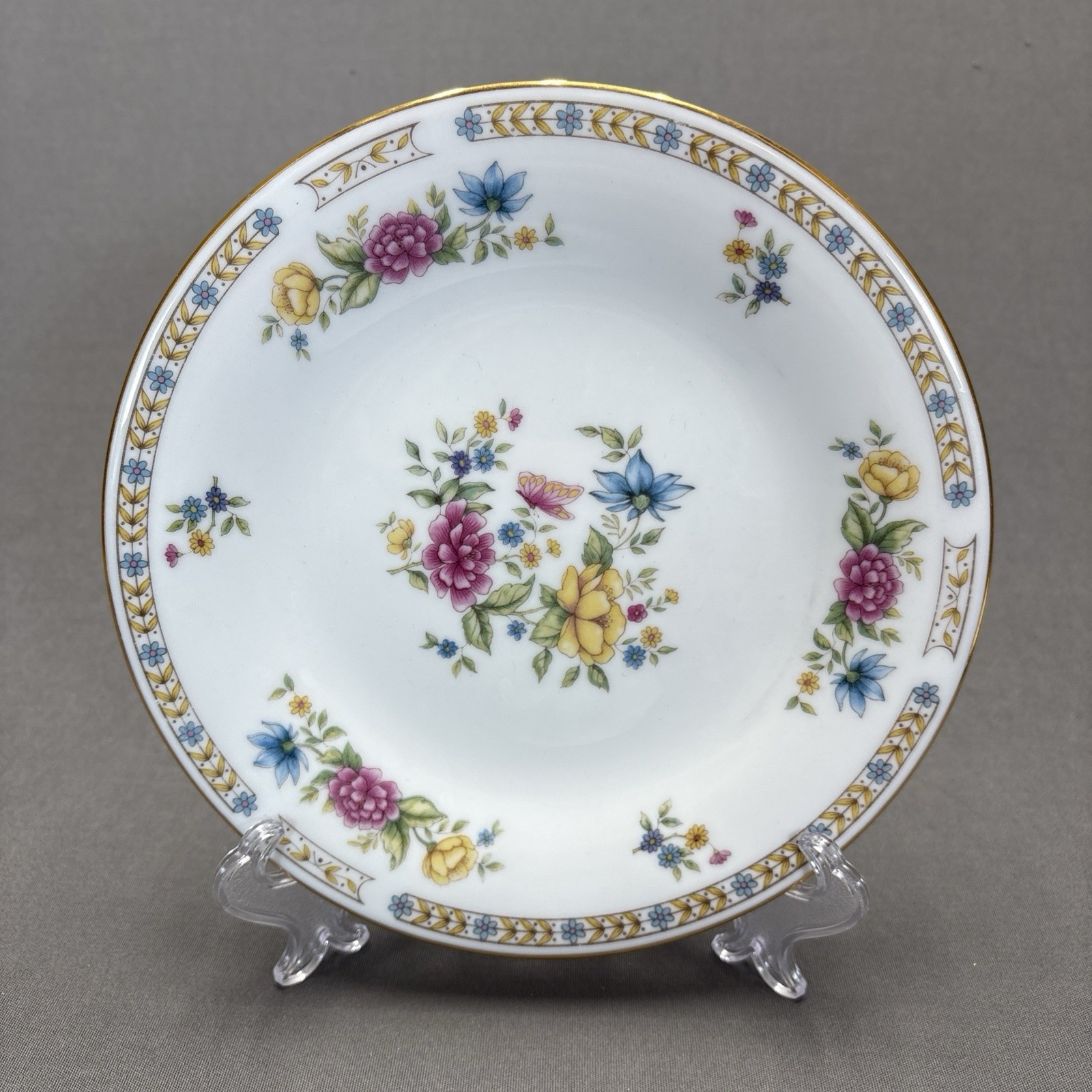 Liling Fine China Ling Rose Salad Plate 7 1/2″ Replacements Yung Shen Floral