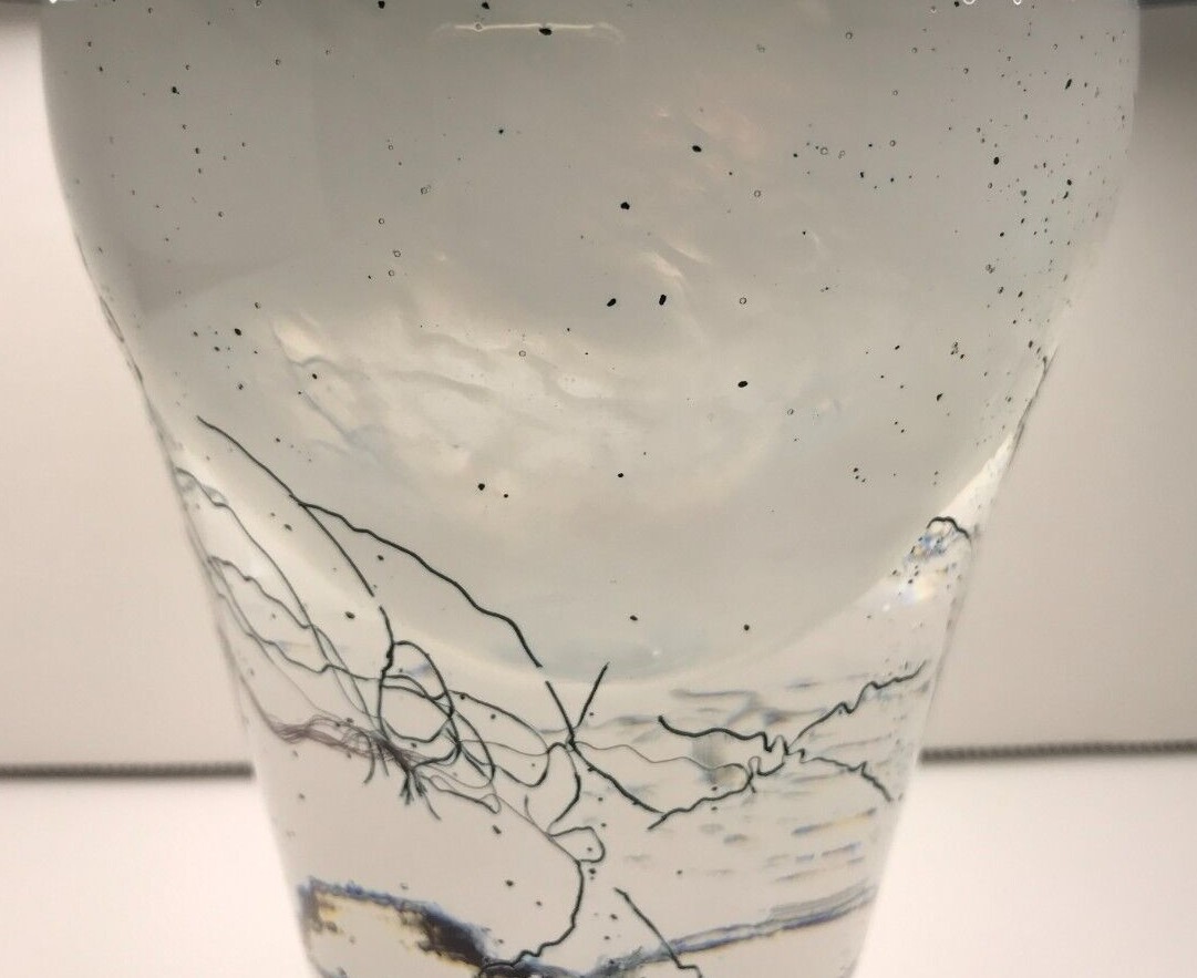 Stephen Hirt Signed Seattle Studio Art Glass Vase