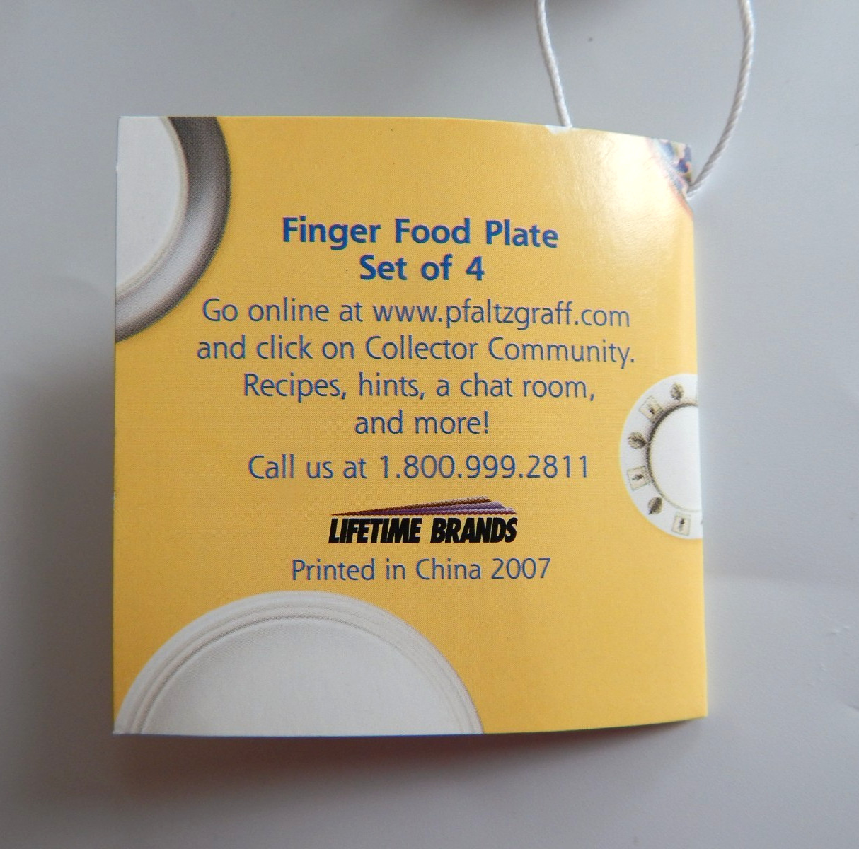 PFALTZGRAFF EVENING SUN 5 1/4″ SQUARE FINGER FOOD PLATES SET OF 4 NEW W/TAG