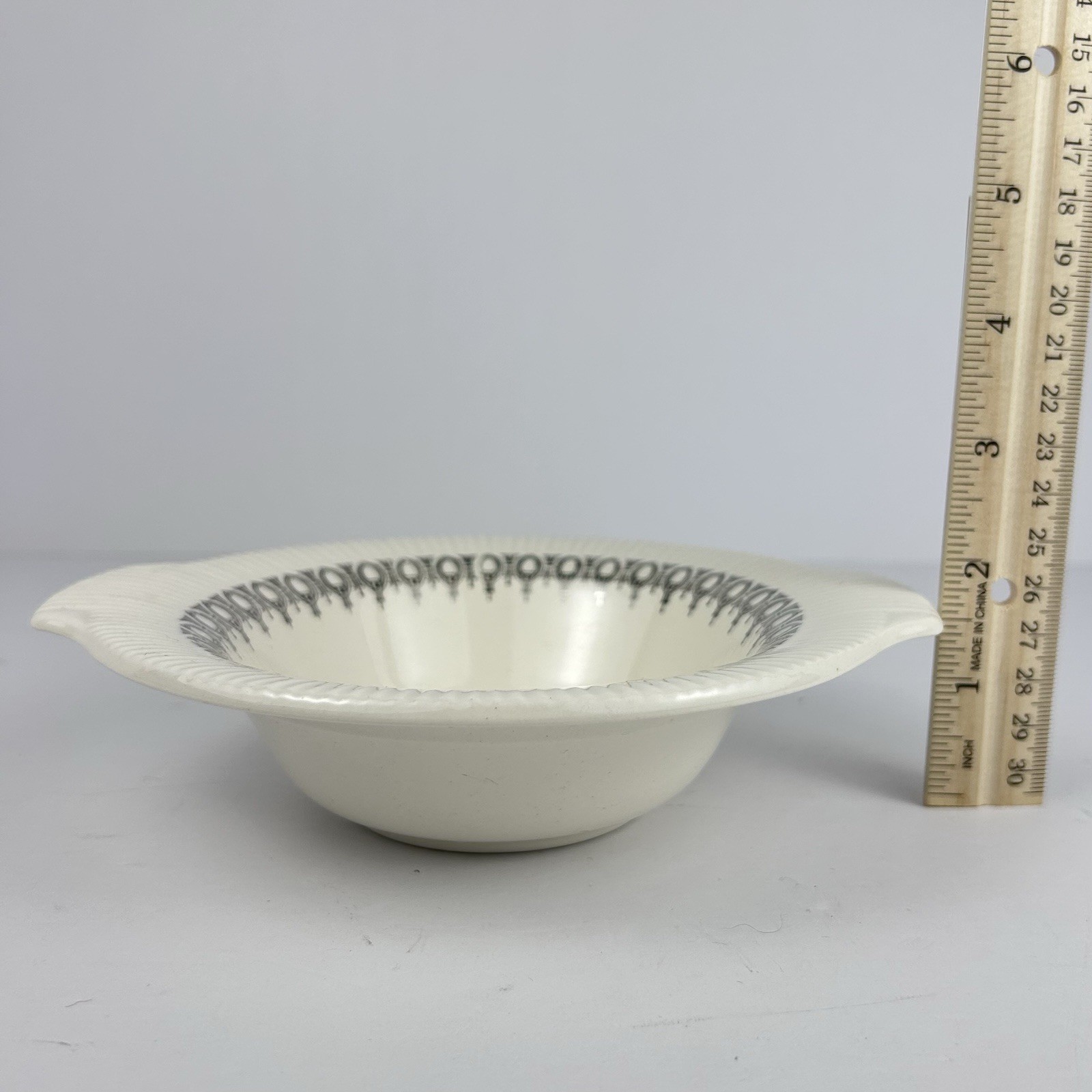 Old Eire Victory By Salem Palladium Gold Alloy Countryside Village Bowl LOT OF 2