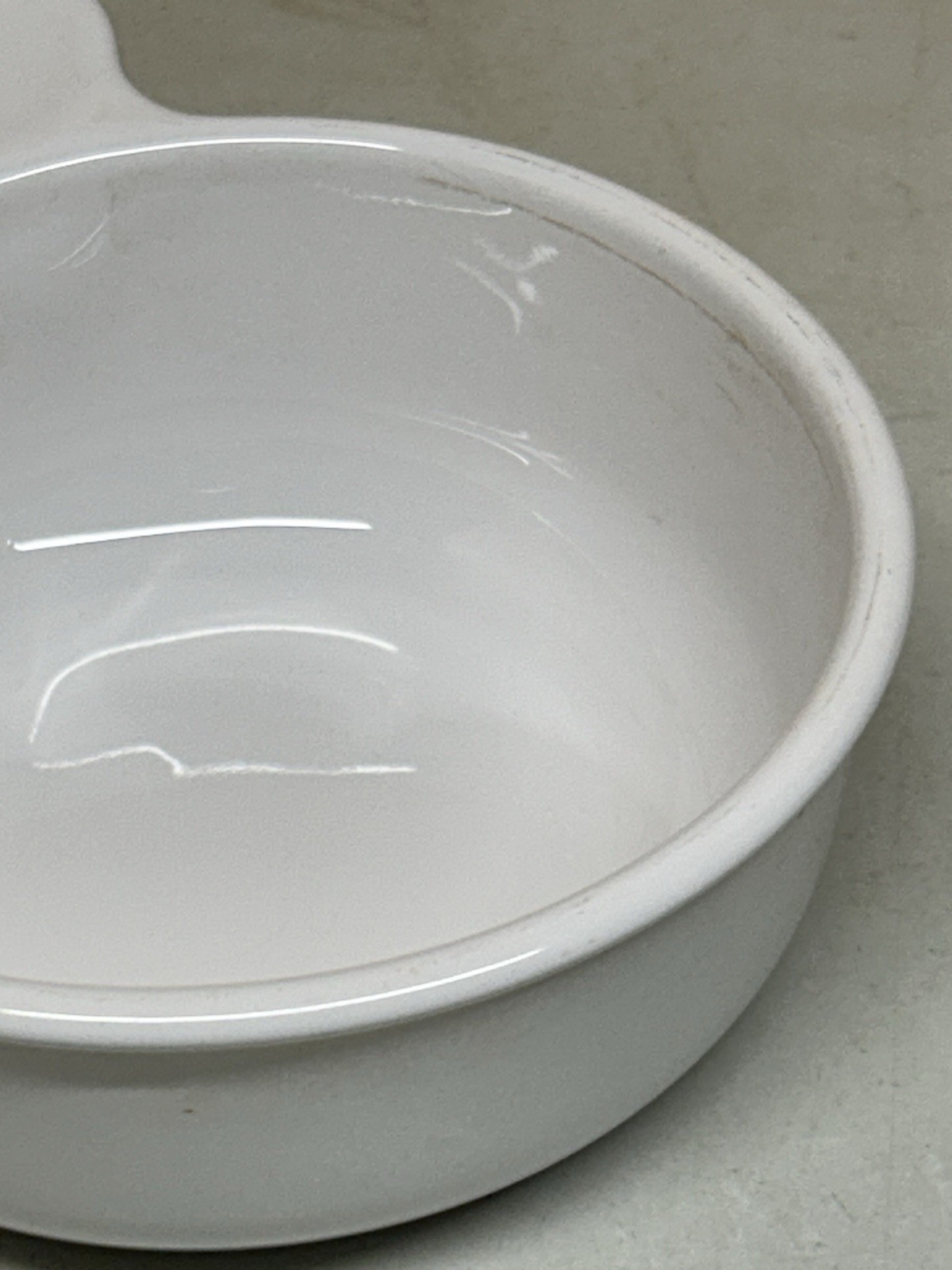 Vintage Corning Ware White 15 oz Soup Cereal Bowls P-150-B Set of 2