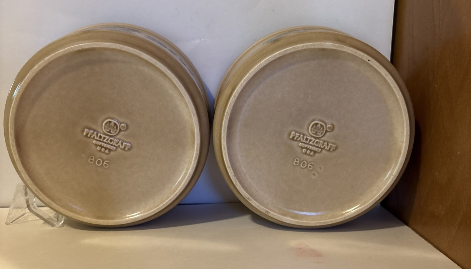 Pfaltzgraff Folk Art Dog Food/Water Dishes 5.5″ Diameter