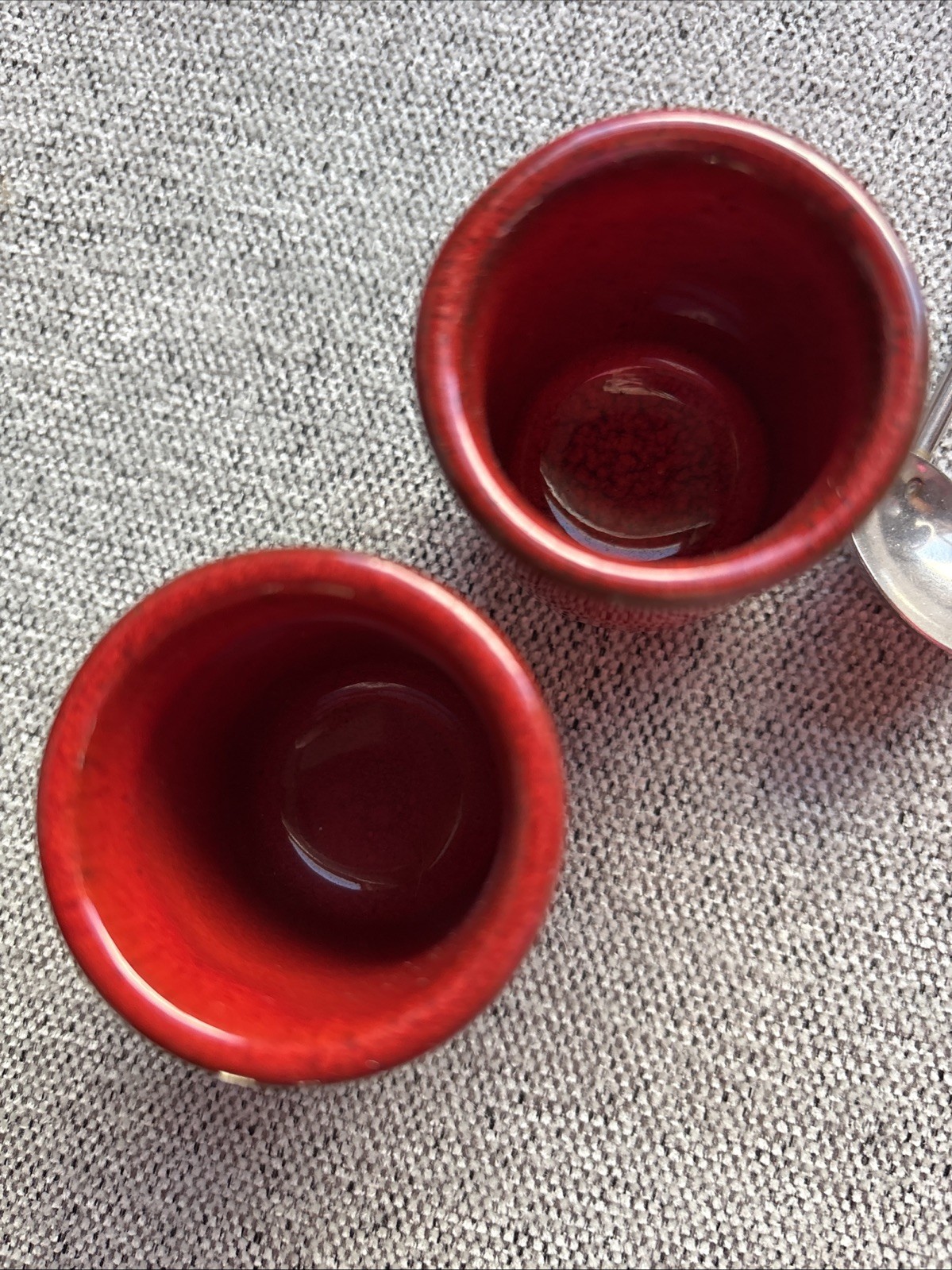 8 Pc Set Truam Feuer Red Dream Fire Mulled Wine West Germany 1980s