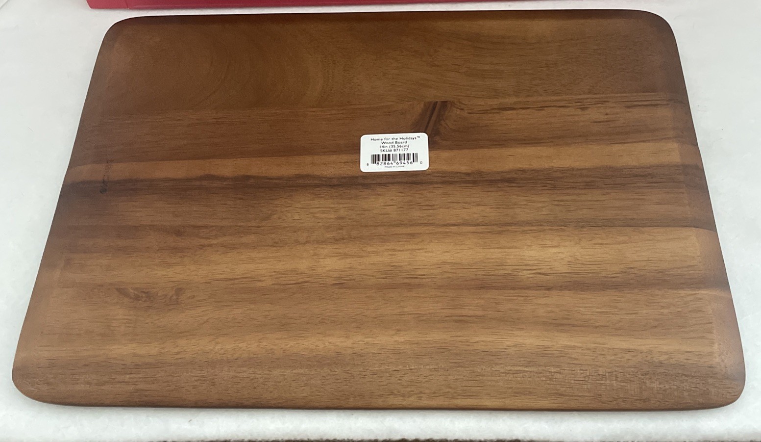 Lenox Home For The Holiday Wood Board Charcuterie NEW