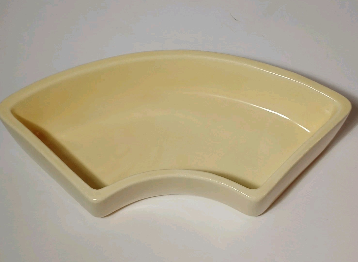 1936 RARE OLD VINTAGE FIESTA RELISH TRAY INSERT VINTAGE IVORY FIESTA FIESTAWARE