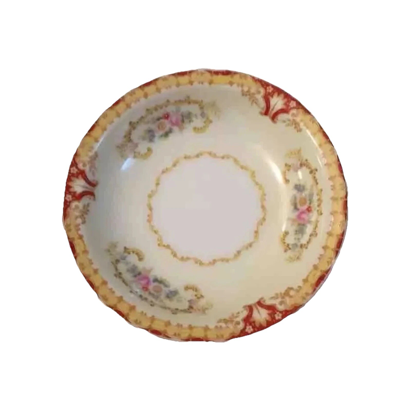 Vintage Hira China Fruit Sauce Dessert Bowl Dish Multicolored 5 1/2 Inches Wide