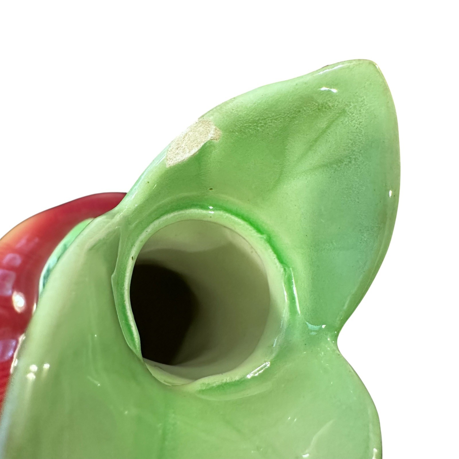 Vintage Anthropomorphic Apple Oil and Vinegar Ceramic Cruet Set PY Japan READ