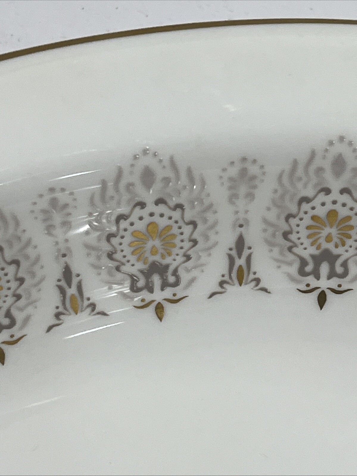 Vintage Wedgwood Medina Beige Bone China Oval Vegetable Serving Bowl 10”