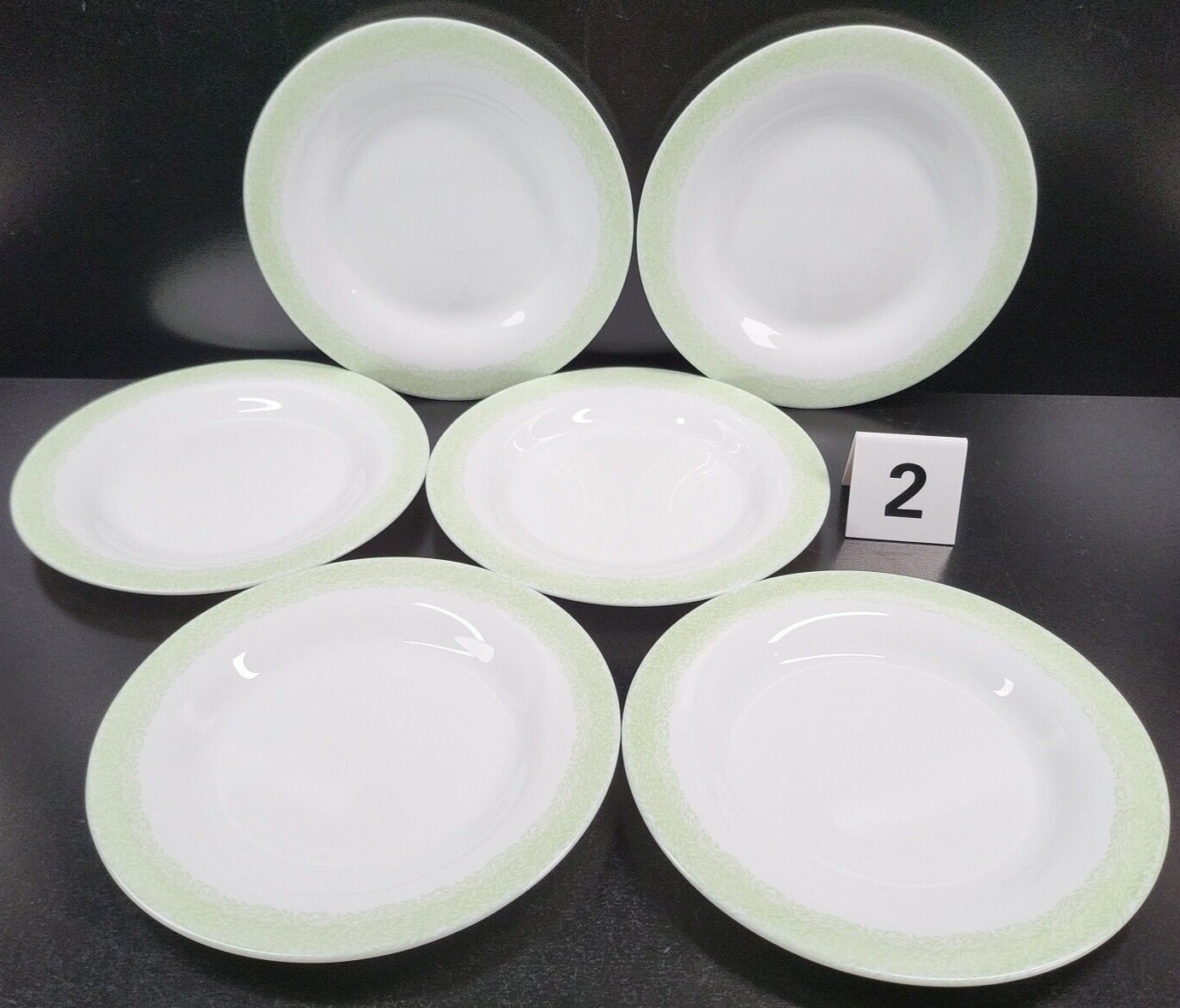 15 Pc Martha Stewart Everyday Green Leaves Plates Bowls Set MSE France Dish Lot