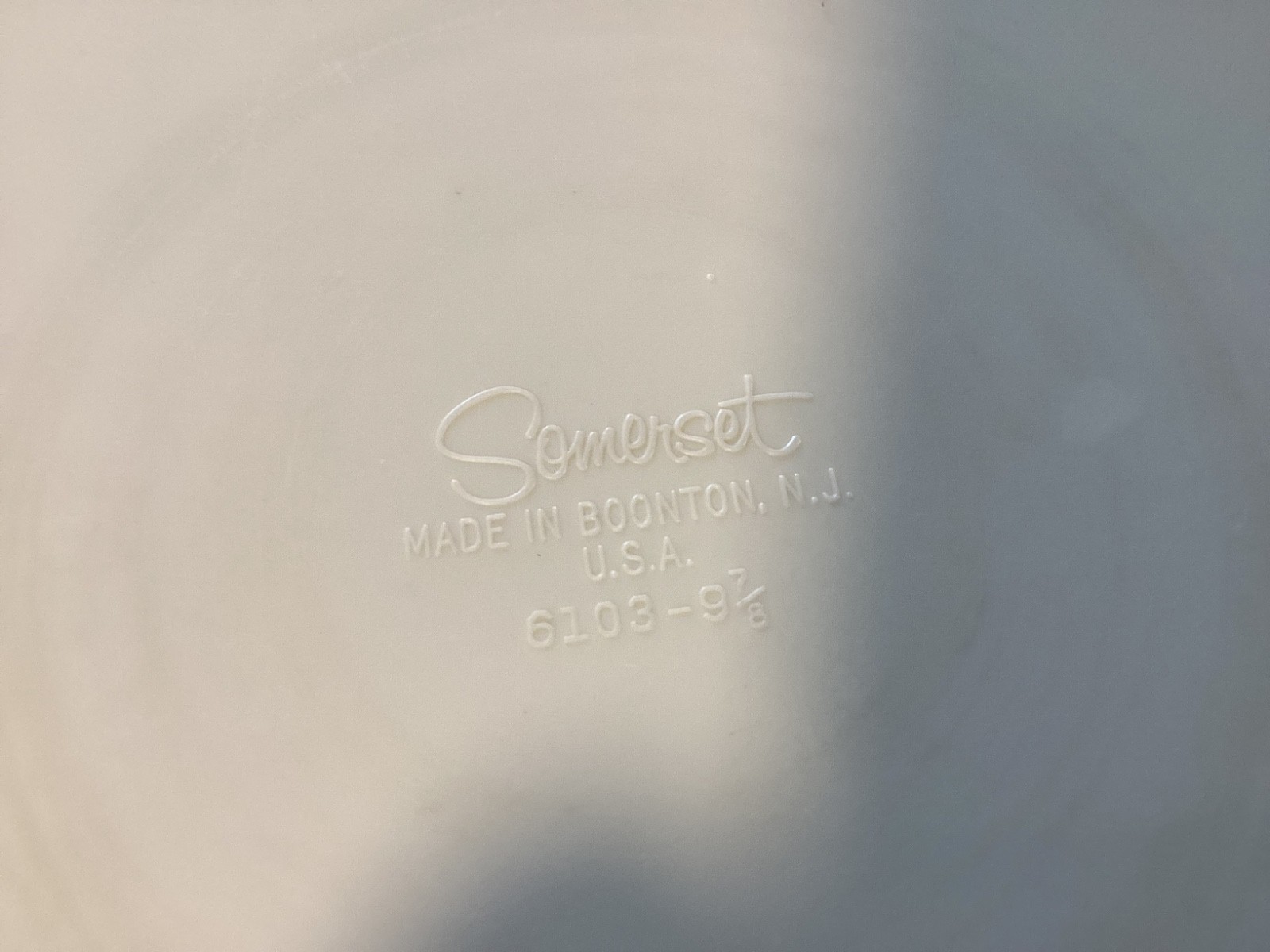 Set of (4) Wheat Pattern Plastic “Somerset” 9 7/8” Dinner Plates