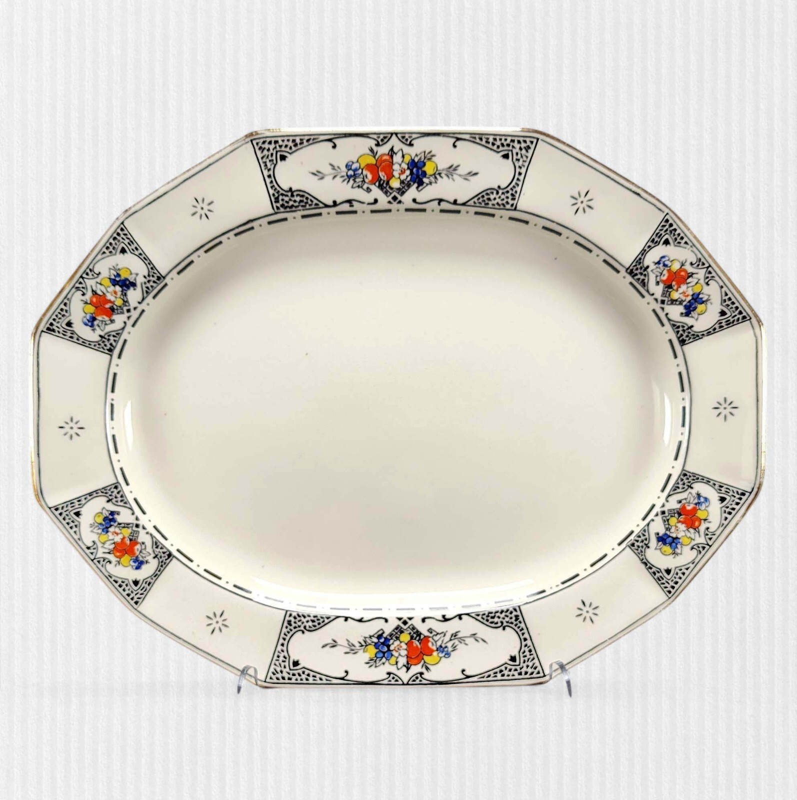 3 Pc Mismatched Plate Platter Collection Farmhouse Cottage Gallery Wall