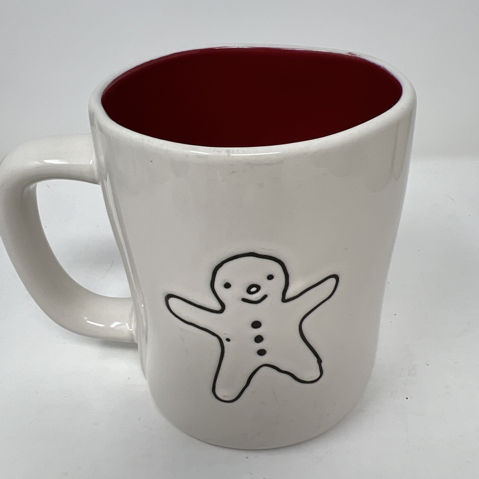 Rae Dunn Valentines Day Mug Set Red Letter FOREVER VALENTINE Blk Letter OH SNAP!