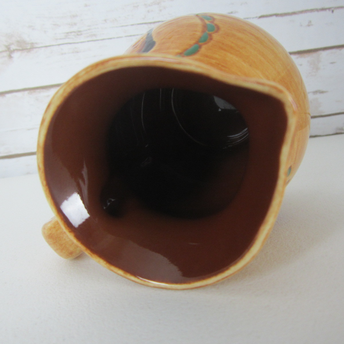 Vintage Pennsbury Pottery Creamer Pitcher Amish Woman Collectible USA
