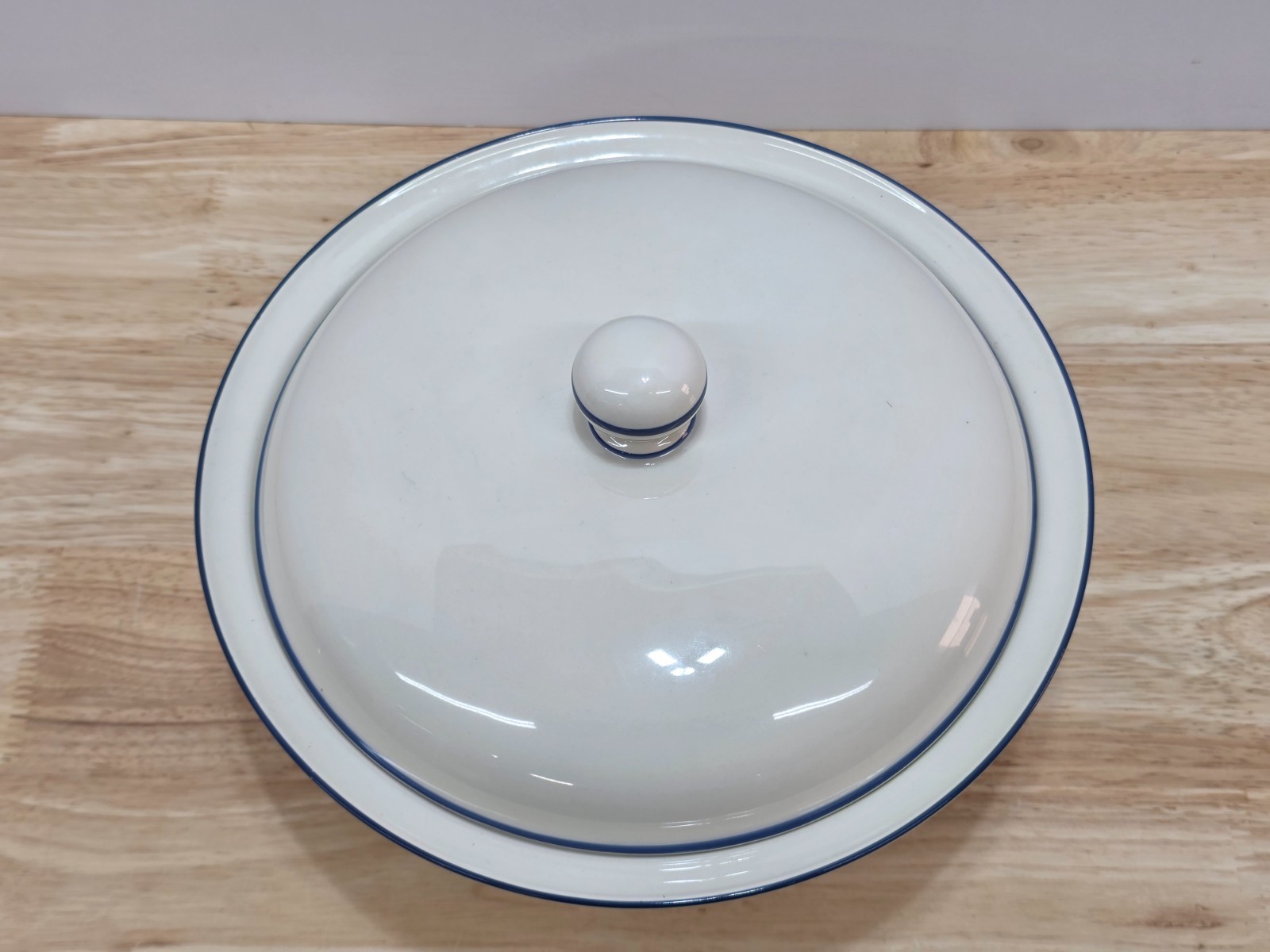 Lenox Chinastone For The Blue Patterns Covered Casserole Dish w Lid USA