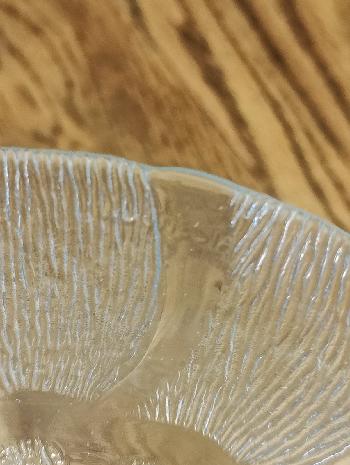 KIG Indonesia Arcoroc Sunflower Art Nouveau MCM Style Clear Glass Bowls Lot Of 7