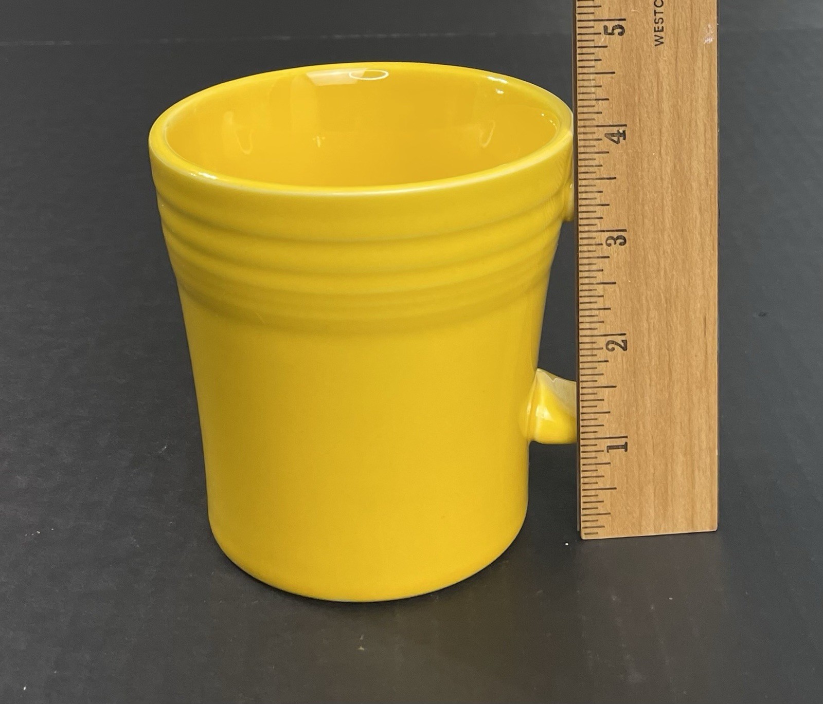 HLC Homer Laughlin Fiesta 15 Oz Tapered Mug Yellow