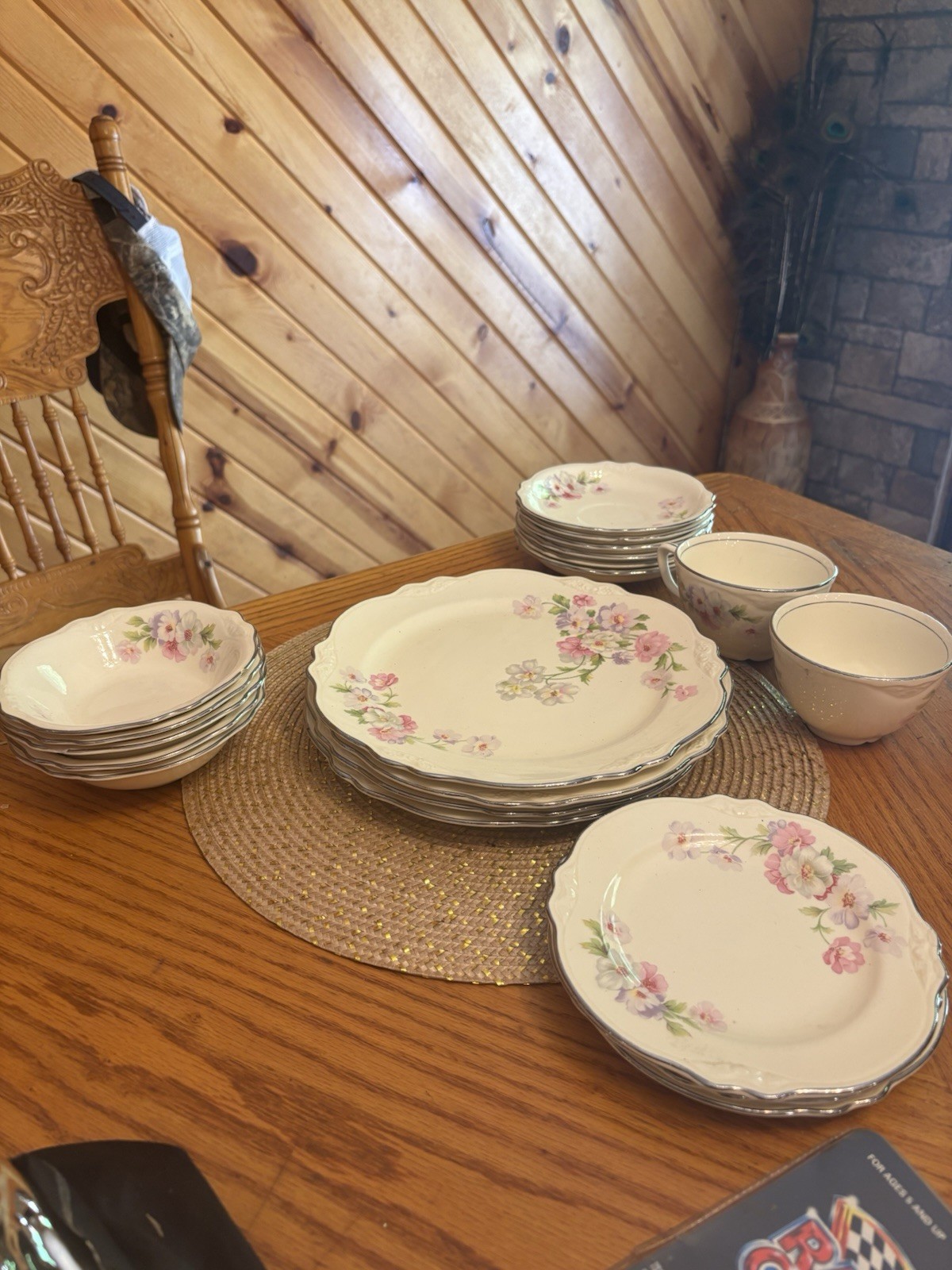Vintage Homer Laughlin Virginia Rose Mixed Lot of 20 Pieces