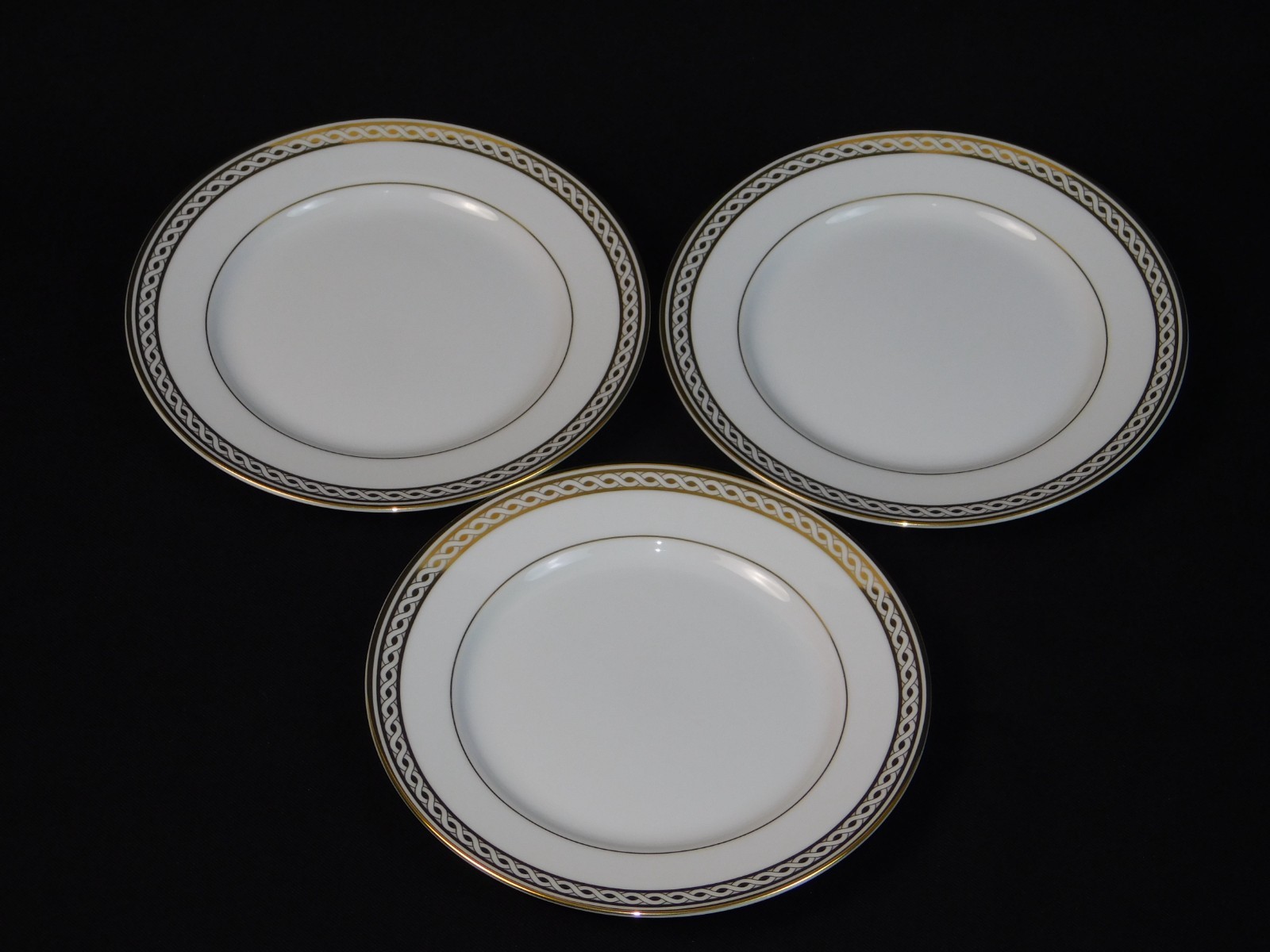 3 Vtg Wedgwood GRANVILLE Embassy Collection 6.5″ Bread Plates Japan