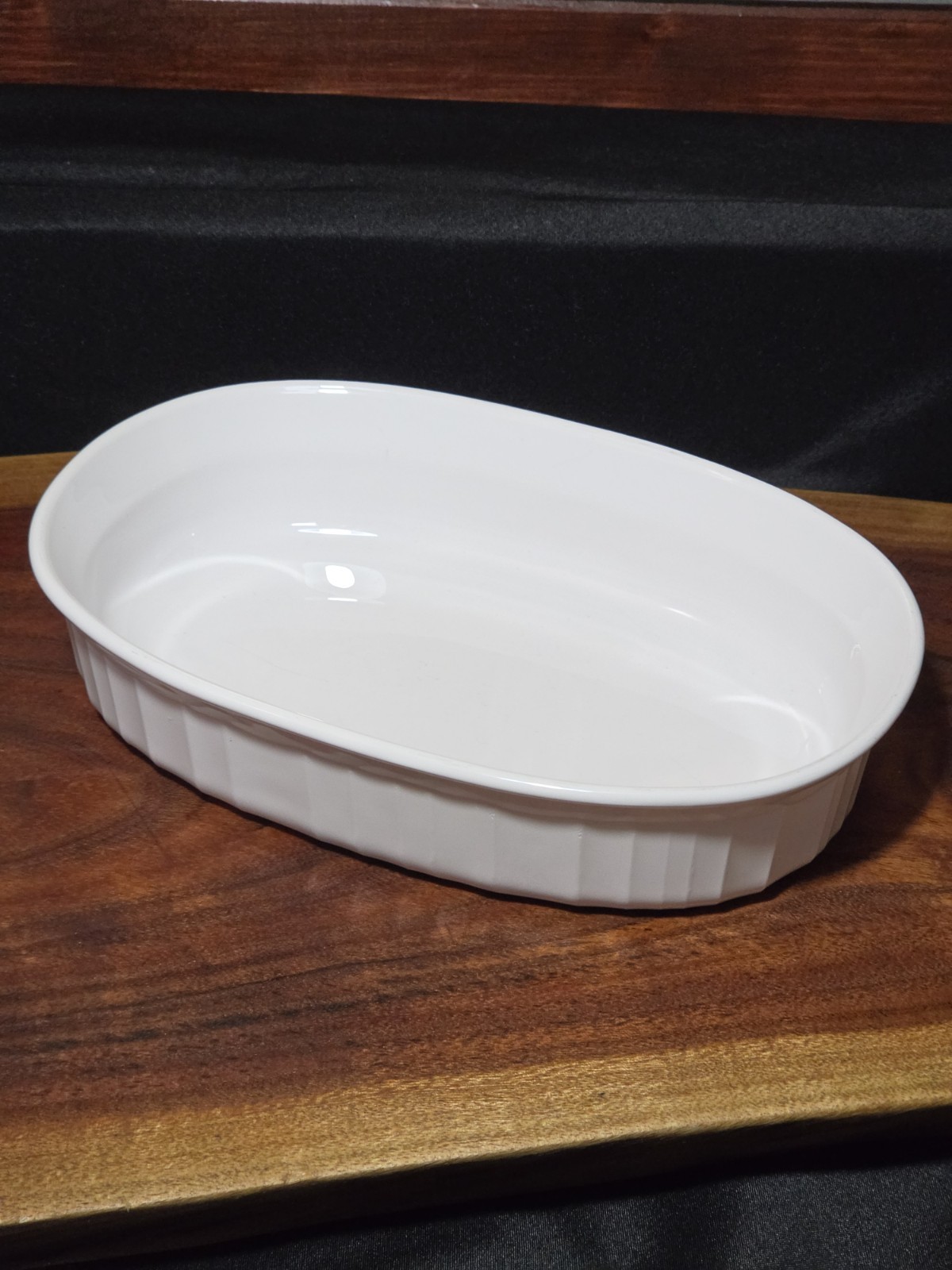 Corning Ware F-15-B French White Oval Baking Dish 15 oz – JL541 No Lid Vintage