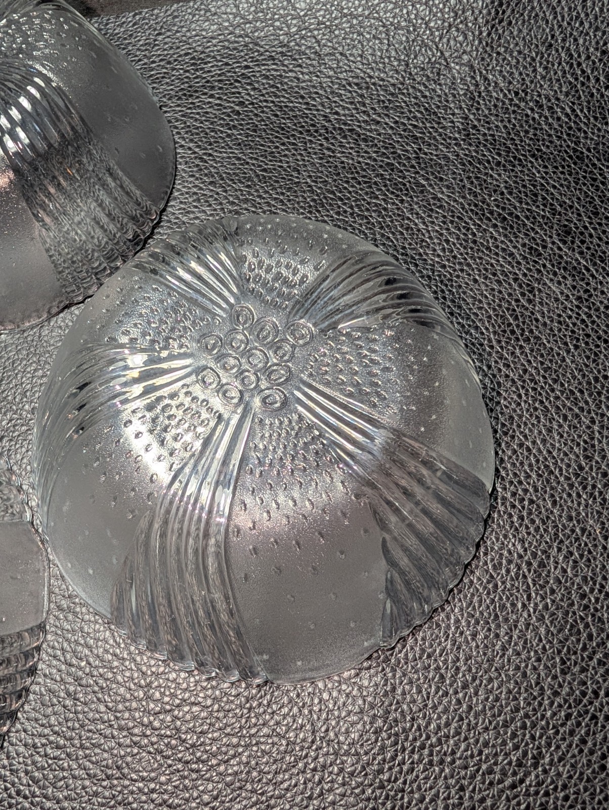 1970’s Set of 4 Libbey Harmony Glass Berry/Dessert Bowls Clear Glass Serving 5in