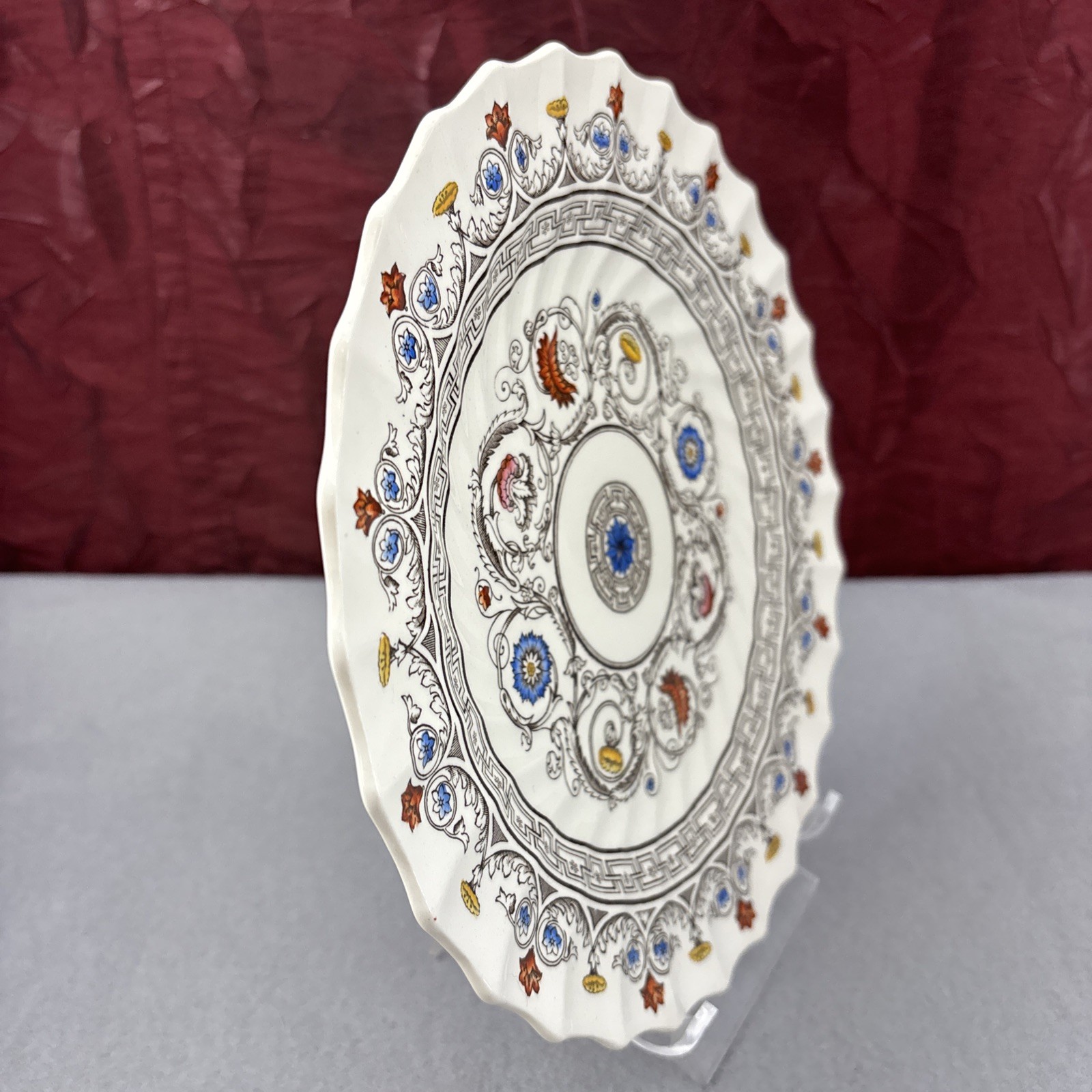 Copeland Spode Florence 8” Salad Plate Earthenware Made In England GUC one plate