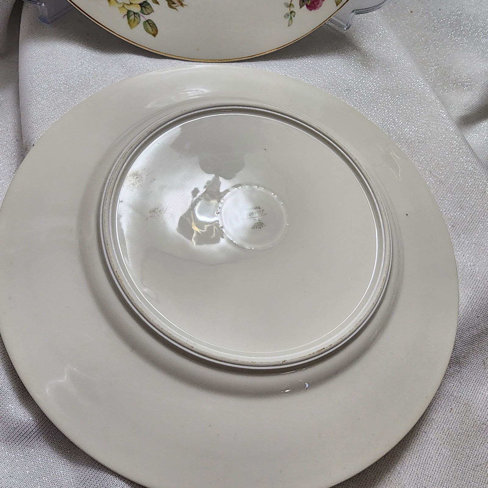 Mixed Roses TK Thun Bohemia & Paul Muller Selb Bavaria Dinner Salad Plates Roses