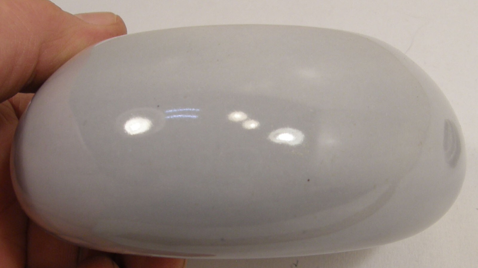 VINTAGE MCM HOLLYDALE CALIFORNIA POTTERY MALIBU MODERN GRAY SUGAR BOWL & LID