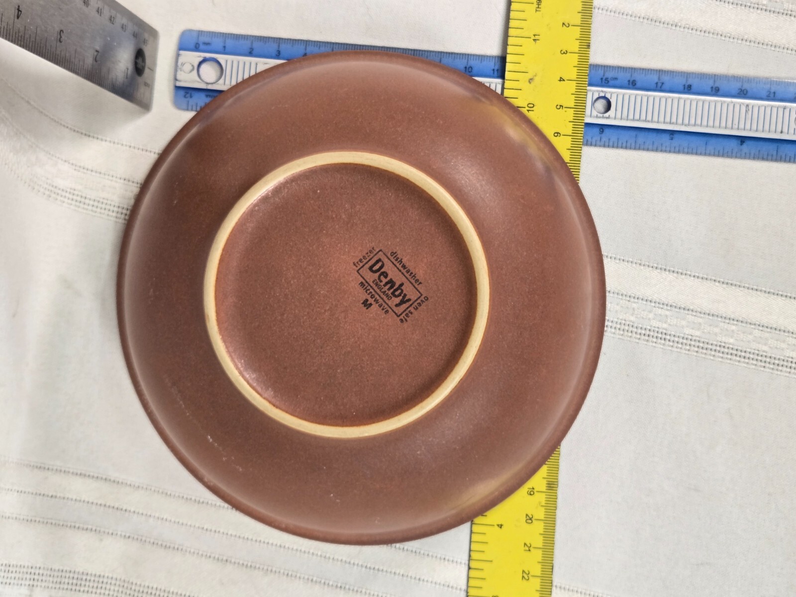Denby Juice Soup Cereal Bowl Lemon Yellow