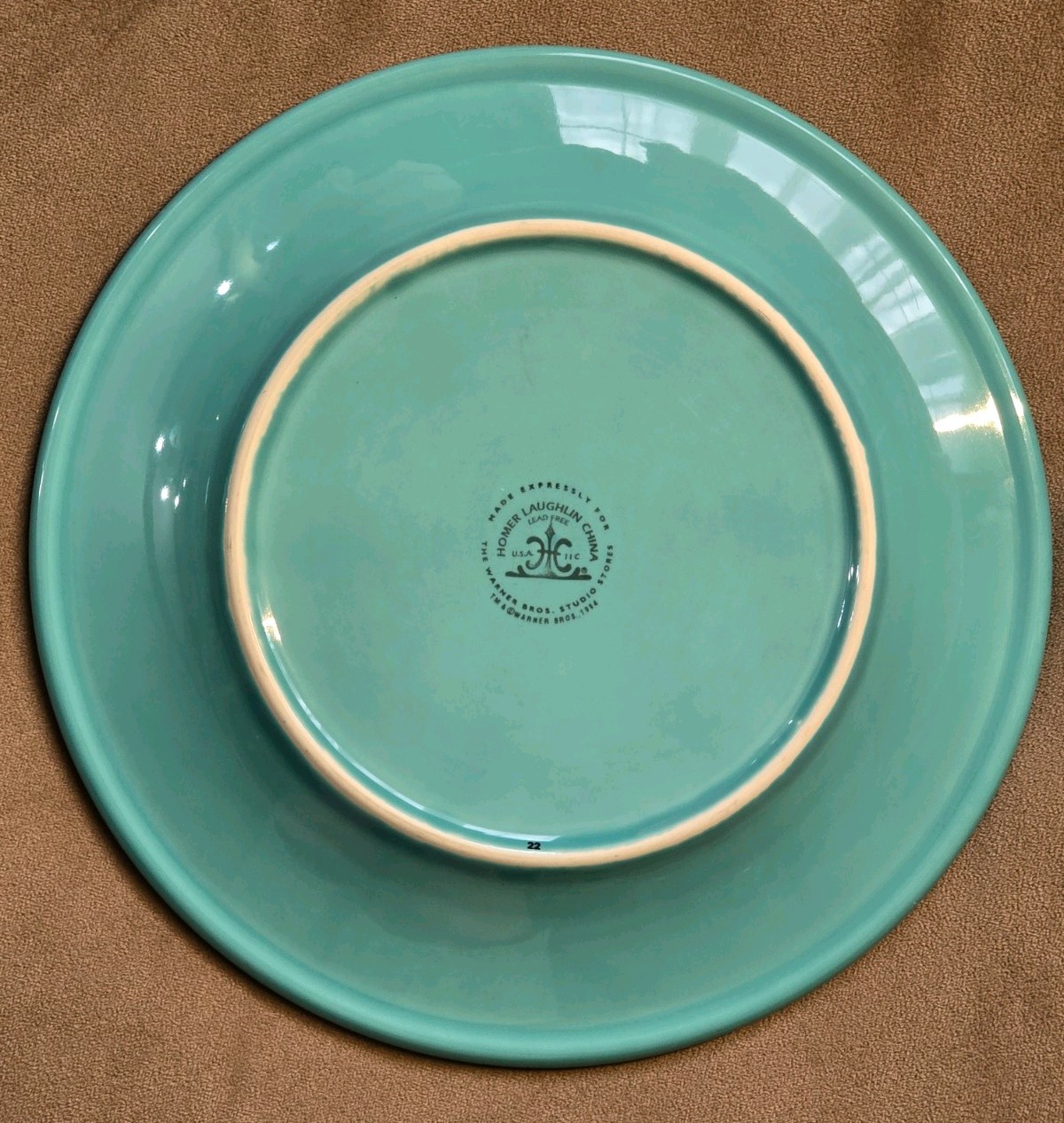 Set of 3 Looney Tunes Luncheonette Plates – 1994 – Warner Bros – Bugs Bunny Taz