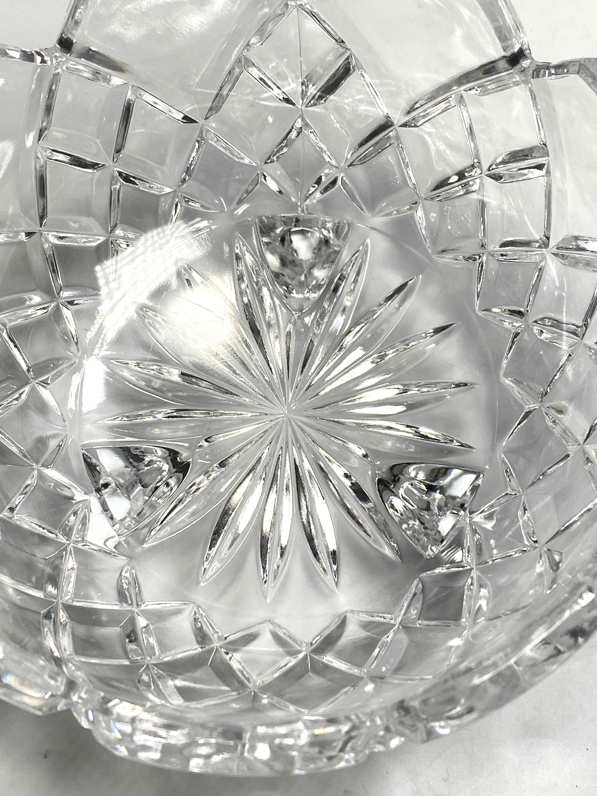 Pretty Three Footed Lead Crystal/Glass? Candy Dish/Bowl