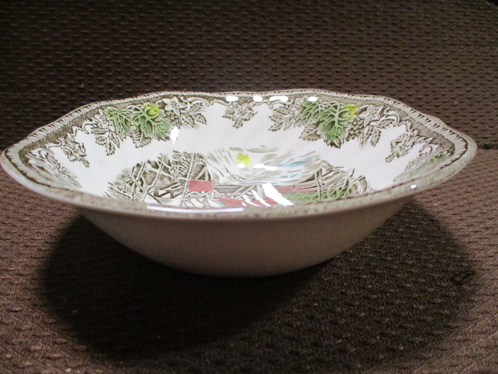 Johnson Brothers – Friendly Village – The Covered Bridge – Square Bowl