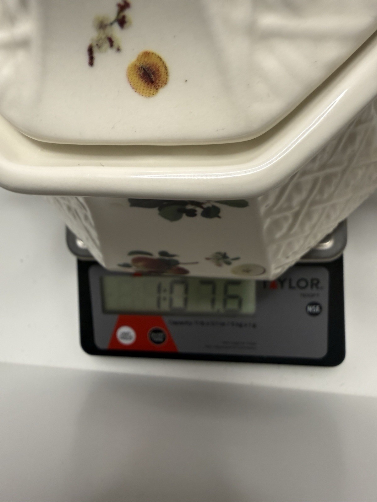 Churchill Teapot Fruit White