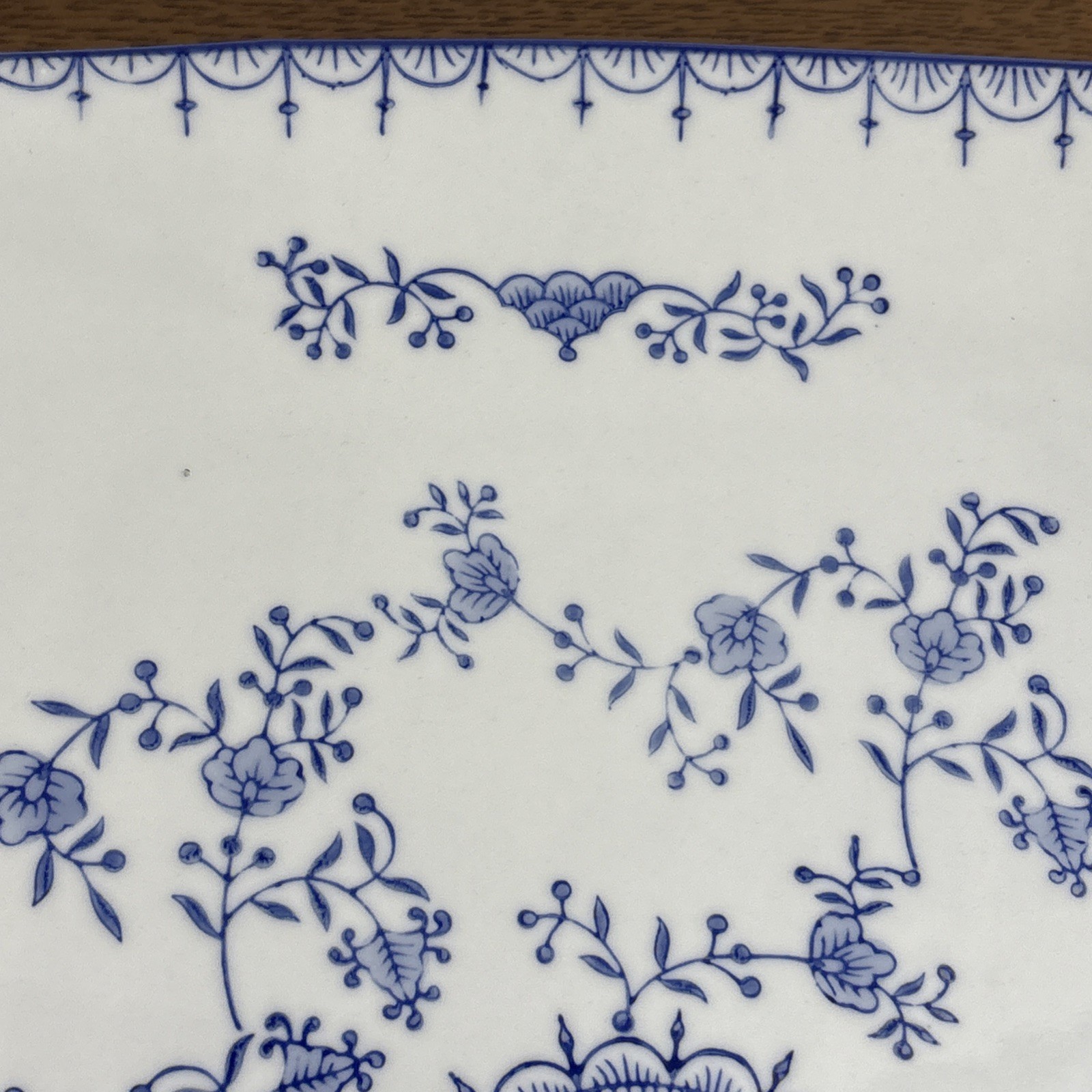 Delft Modern Blue by Royal China Rectangle Serving Platter 15.5”