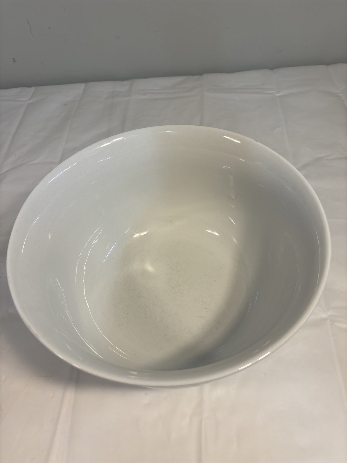 Food Network Ceramic Nesting Mixing Serving Bowls Set Of 3 White