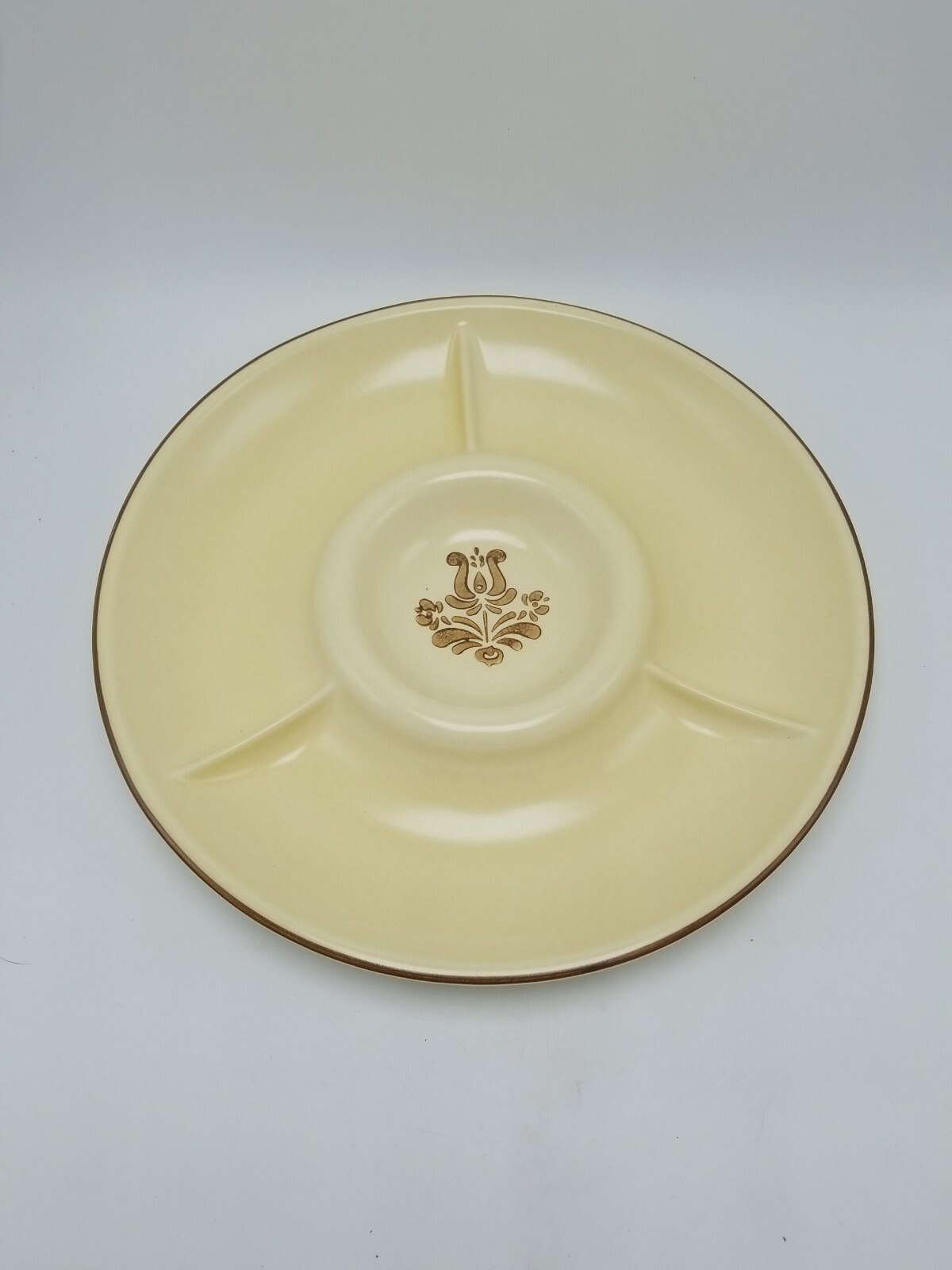 Pfaltzgraff “Village” 4 Part – Round Relish Tray – 12 Inch