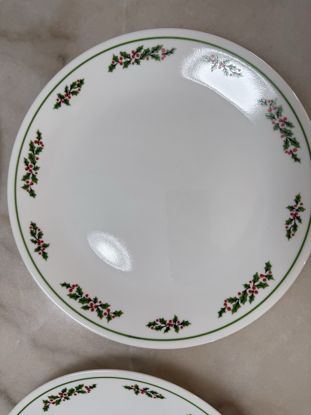 Set Of 6 Corelle By Corning Winter Holly Days Christmas Dinner Plates 10.25” 🎄